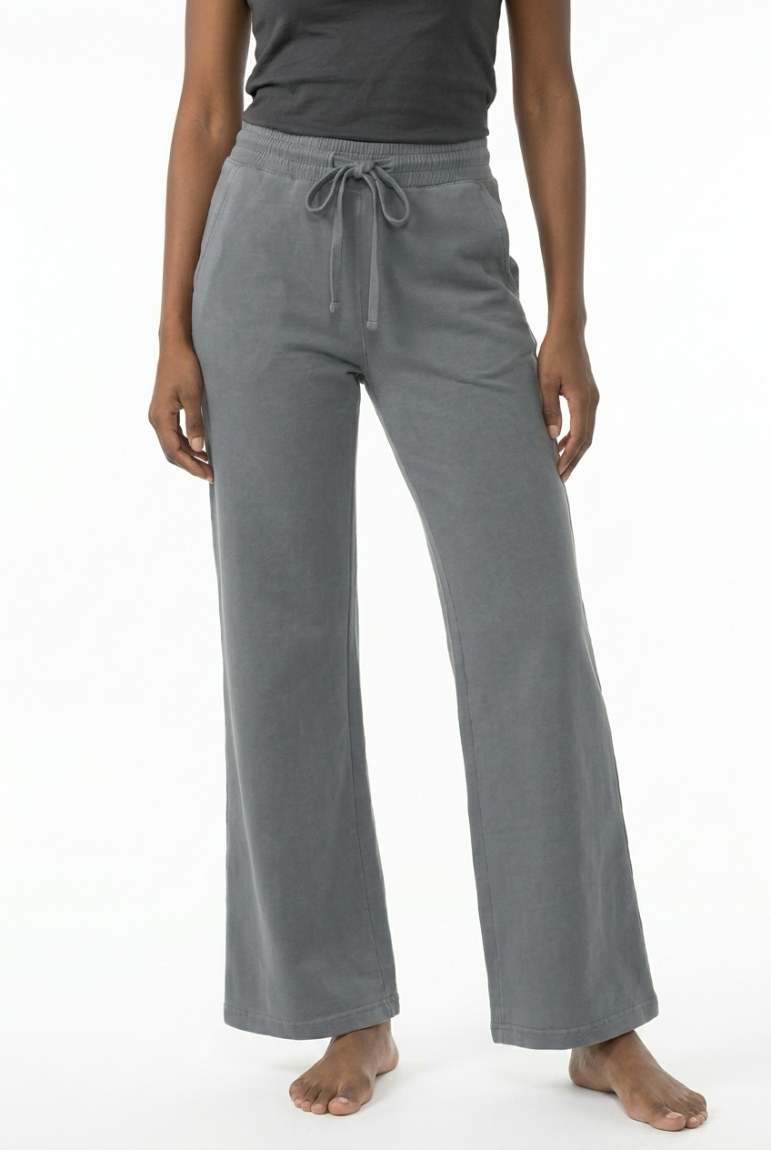 Vintage Wash Flared Sweatpants