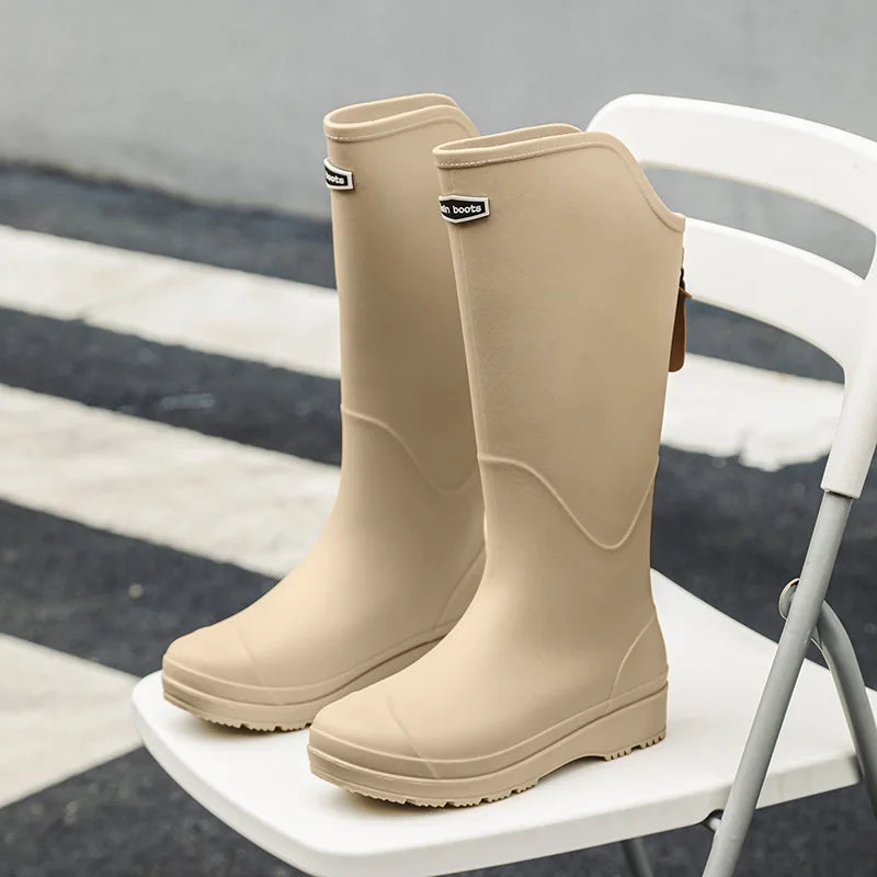 Men and Women Waterproof Long Boots