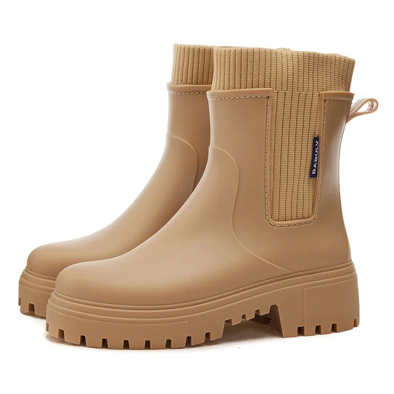 Rain boots women's four seasons