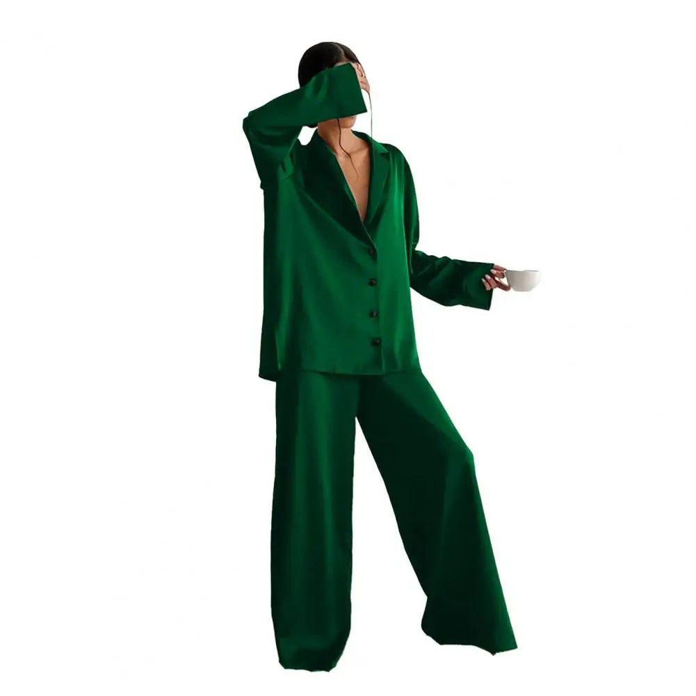 Women's Relaxed Long Sleeve Lounge Set