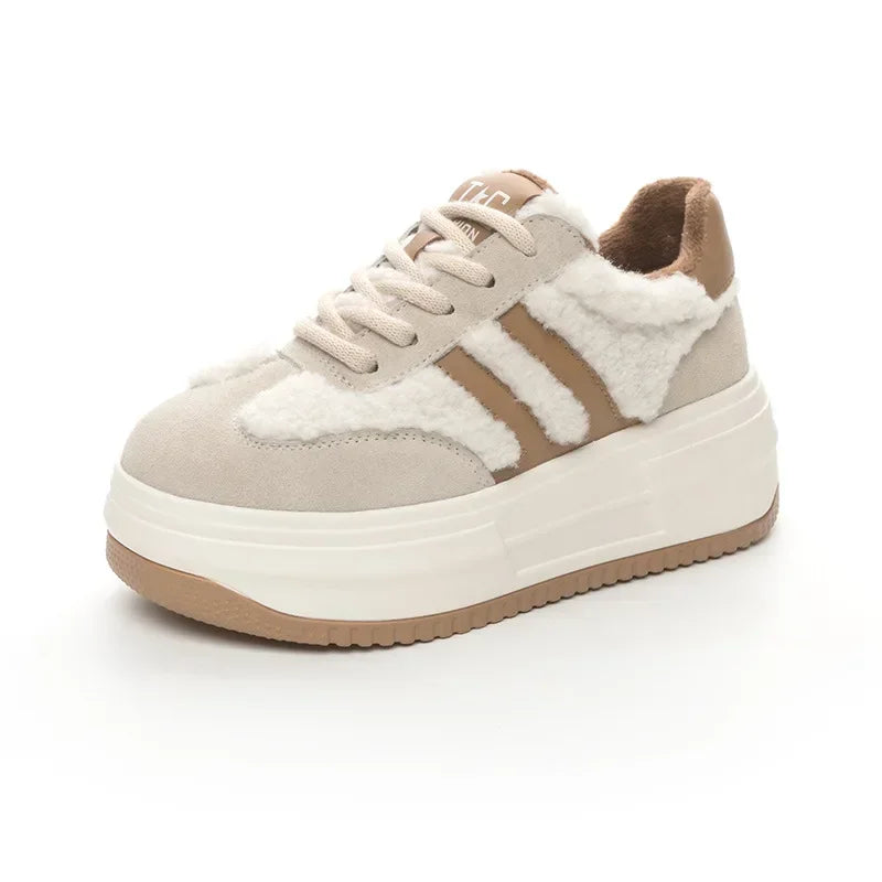 Women's Shoes Platform Warm Plush
