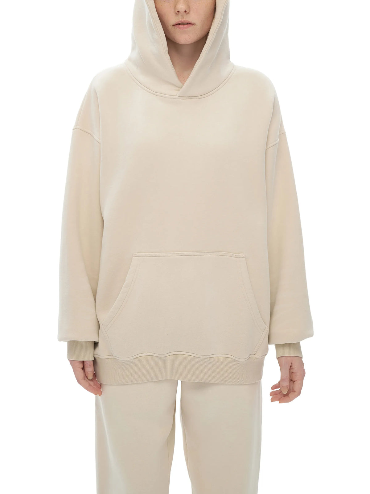 Sun-fade Fleeced Hoodie