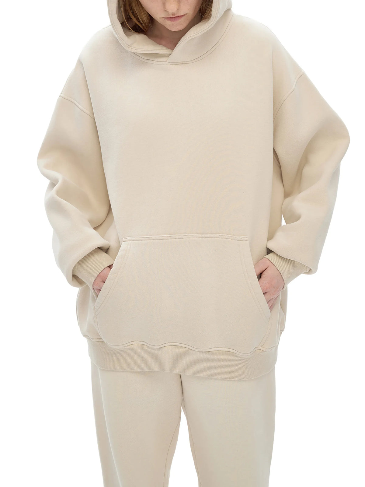 Sun-fade Fleeced Hoodie