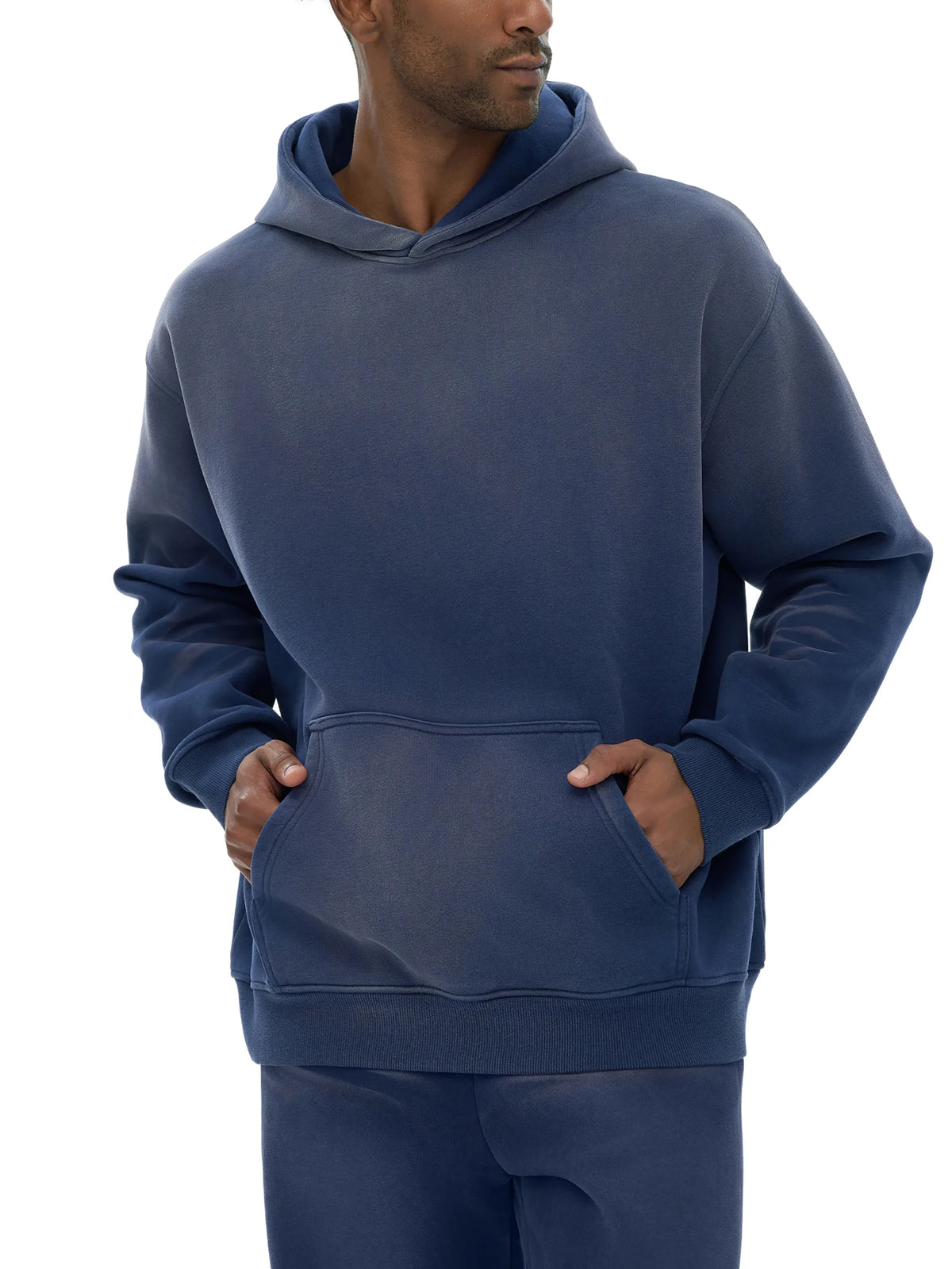 Sun-fade Fleeced Hoodie