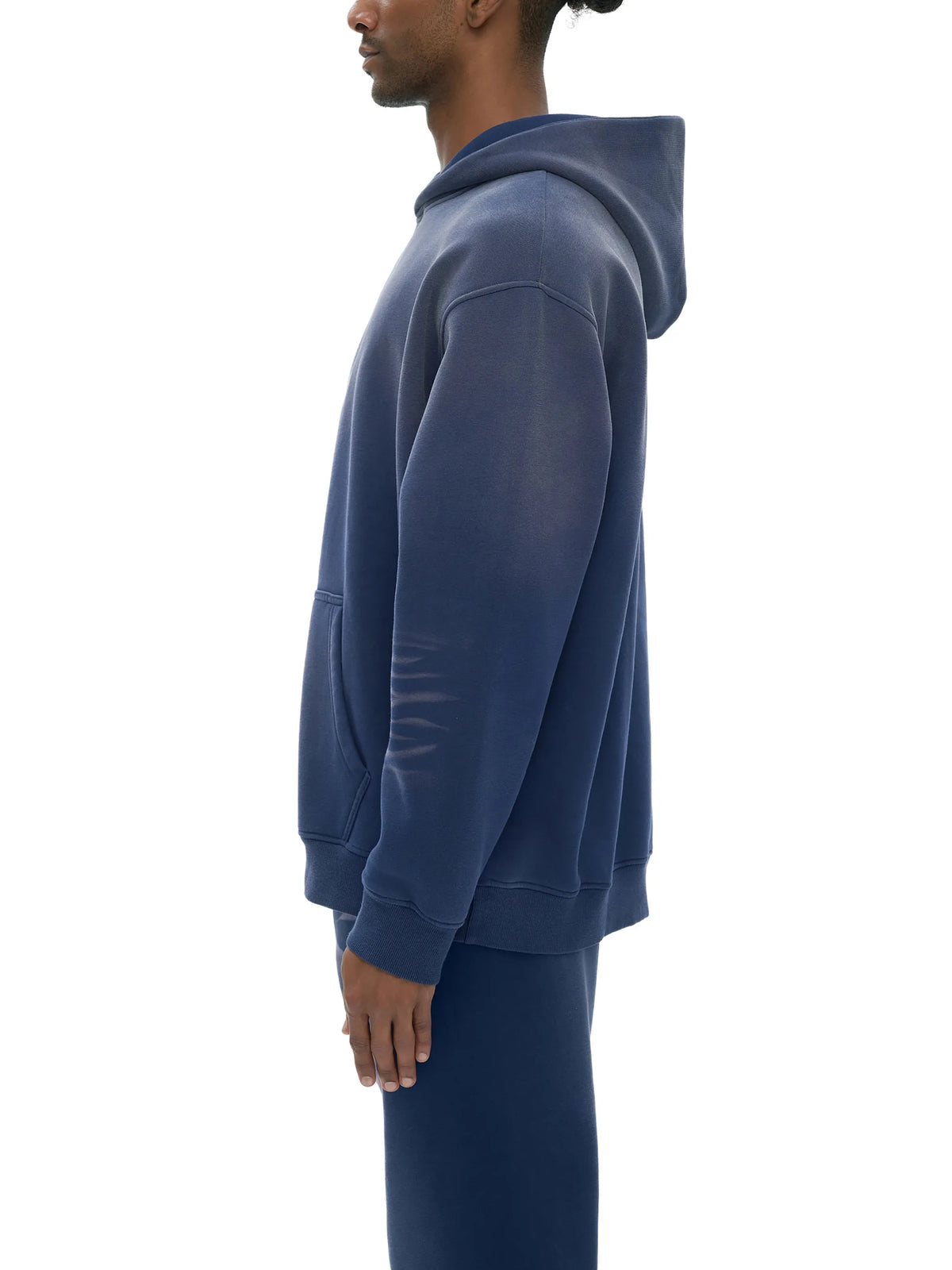 Sun-fade Fleeced Hoodie
