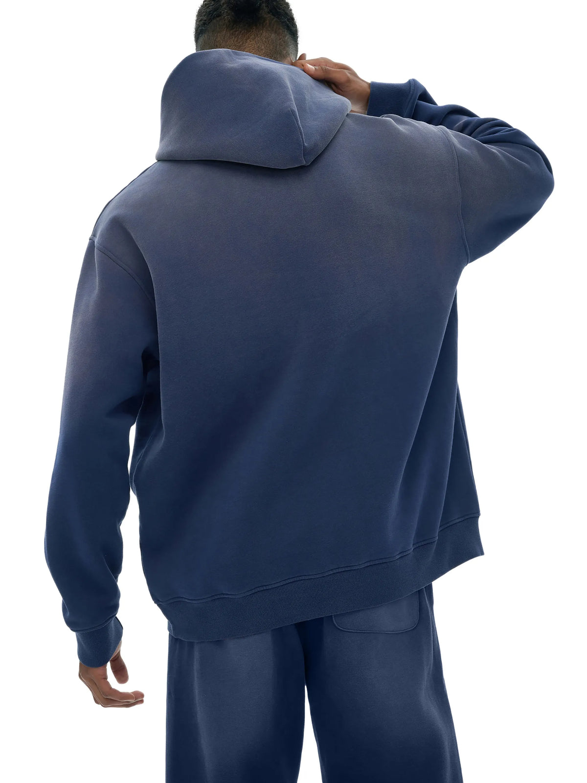 Sun-fade Fleeced Hoodie