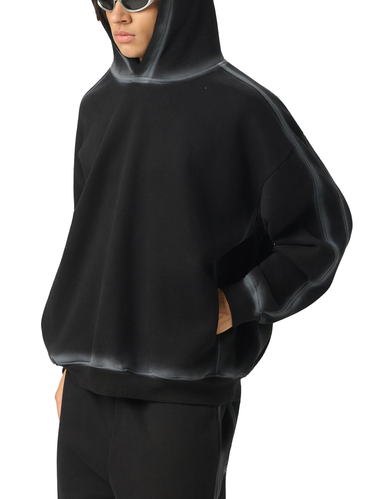 Sun-faded Edge Fleece Hoodie