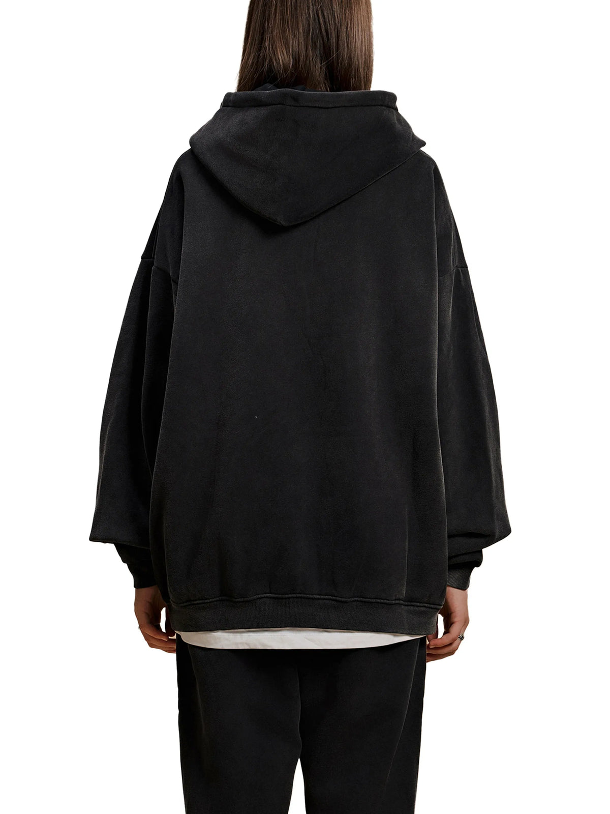 Sun Fade Contrast Tape Fleece Hoodie