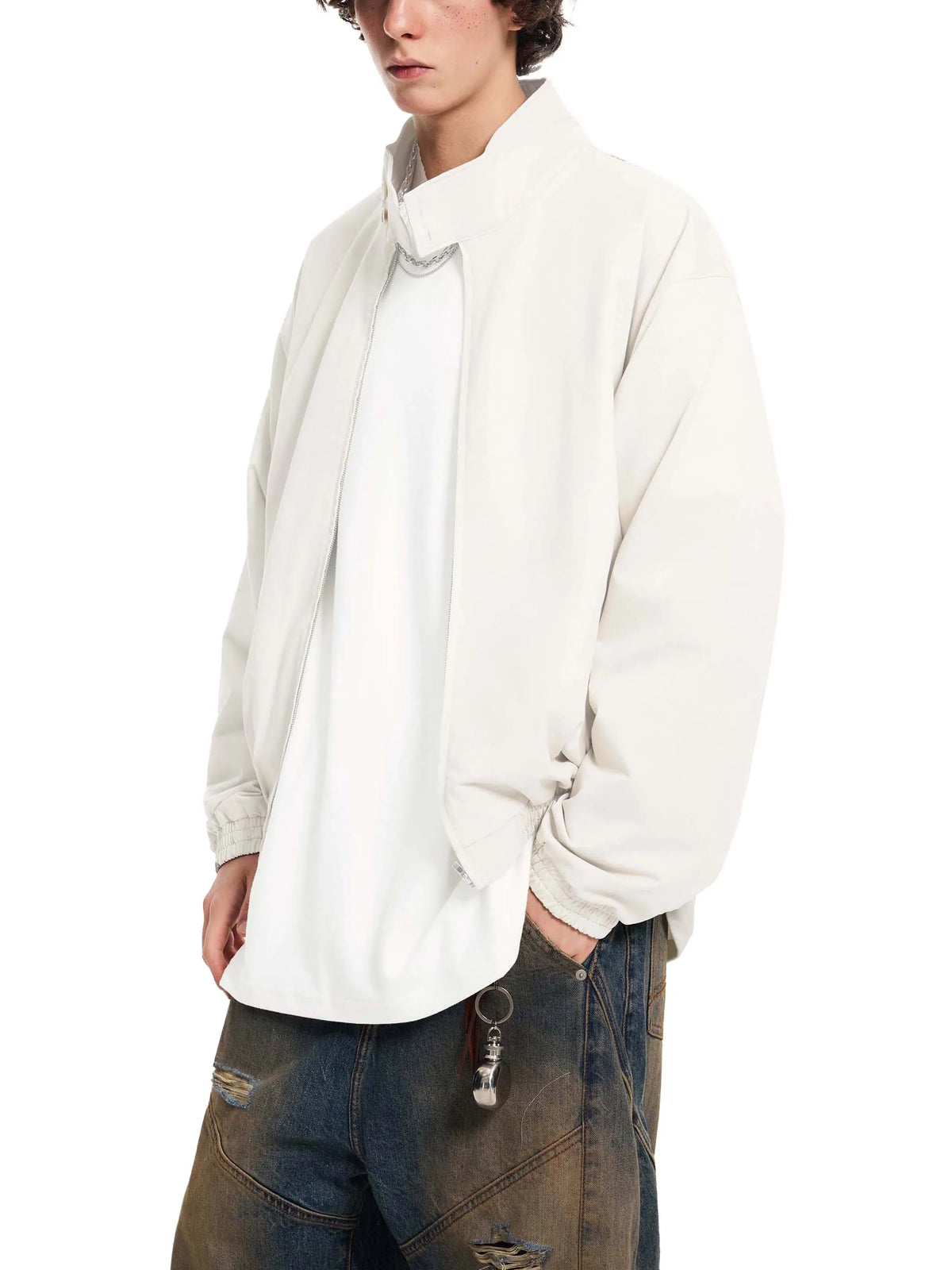 Stand Collar Bomber Jacket
