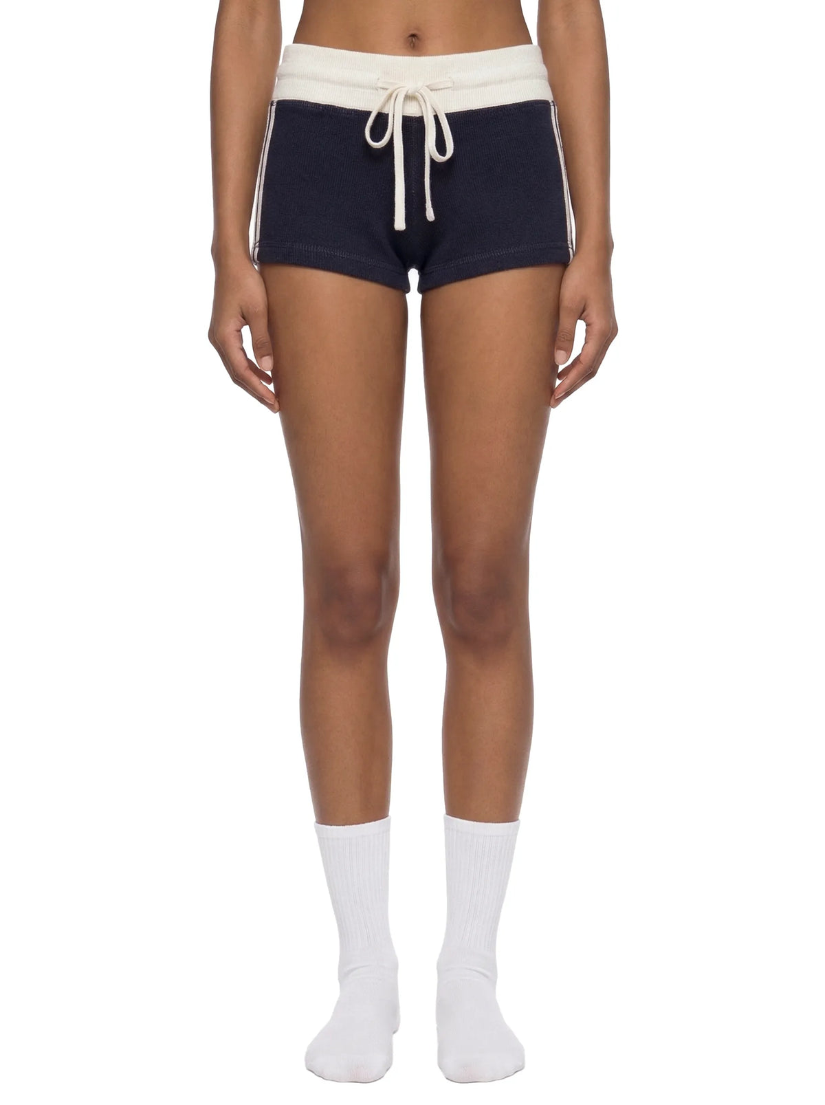 Contrast Stripe Track Shorts