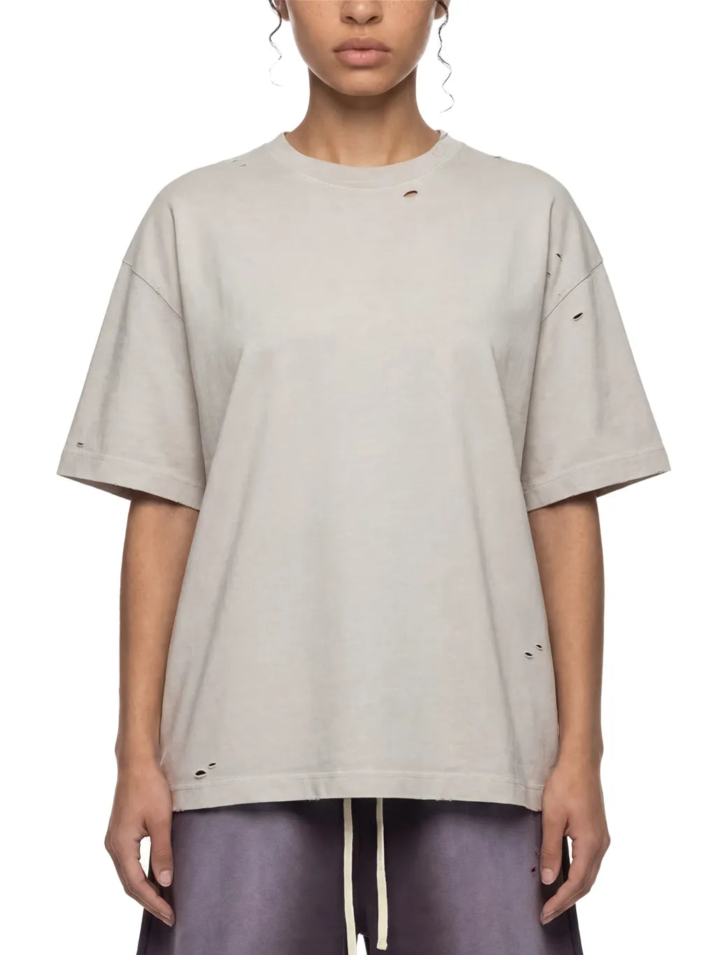 Vintage Washed Distressed Boxy Oversized T-Shirt