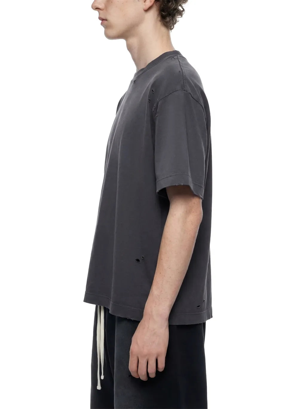 Vintage Washed Distressed Boxy Oversized T-Shirt