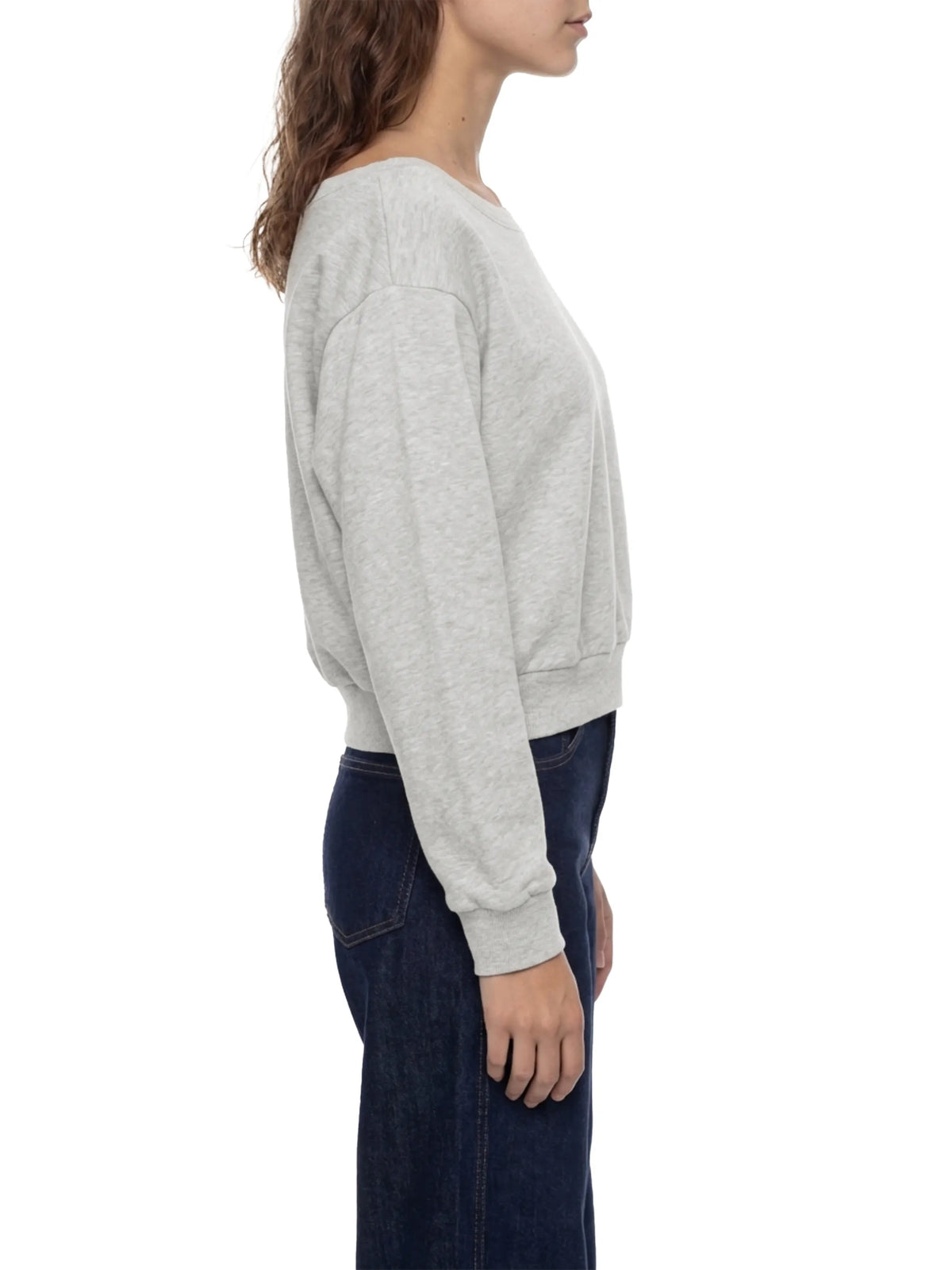 Off-Shoulder Sweatshirt