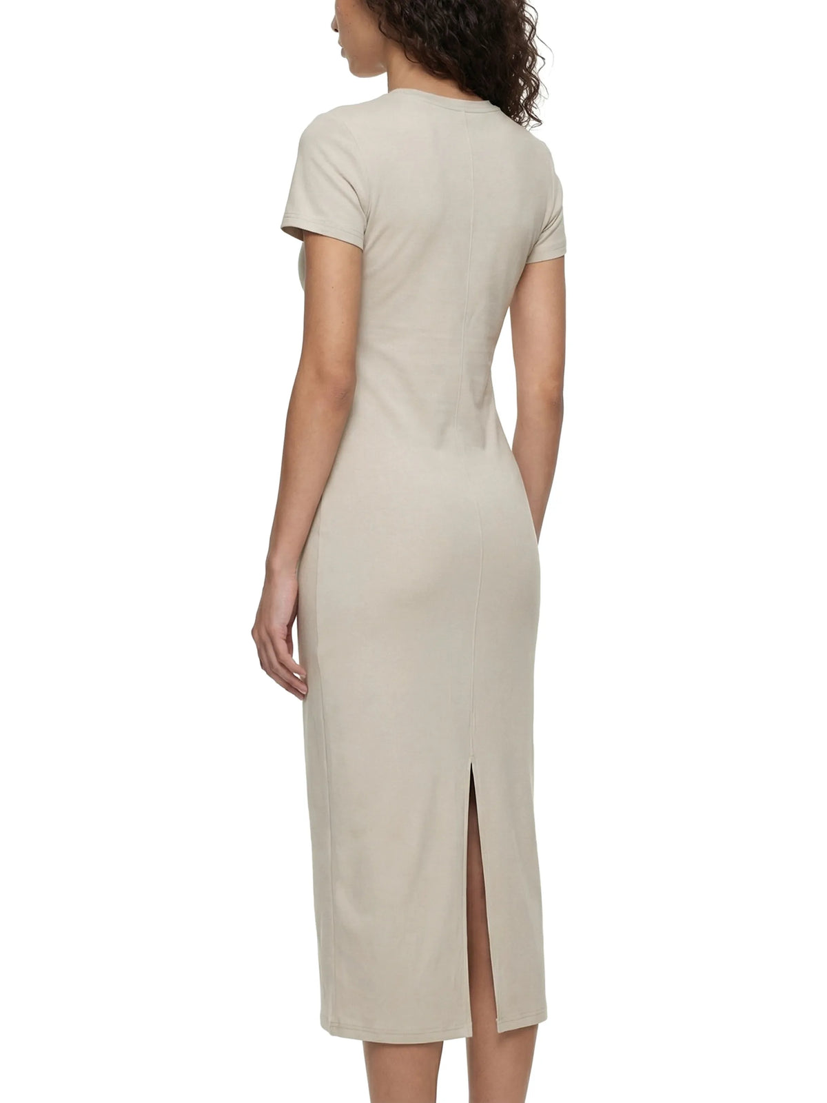 V-Neck Short Sleeve Maxi Dress