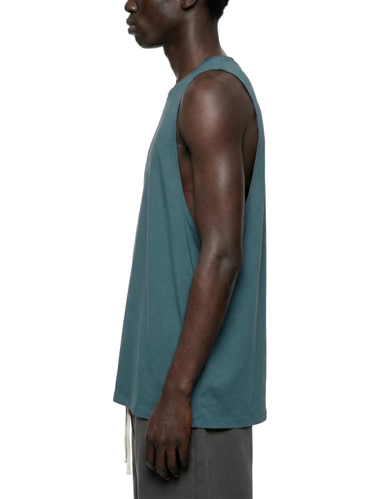 Solid Color Crewneck Tank Top