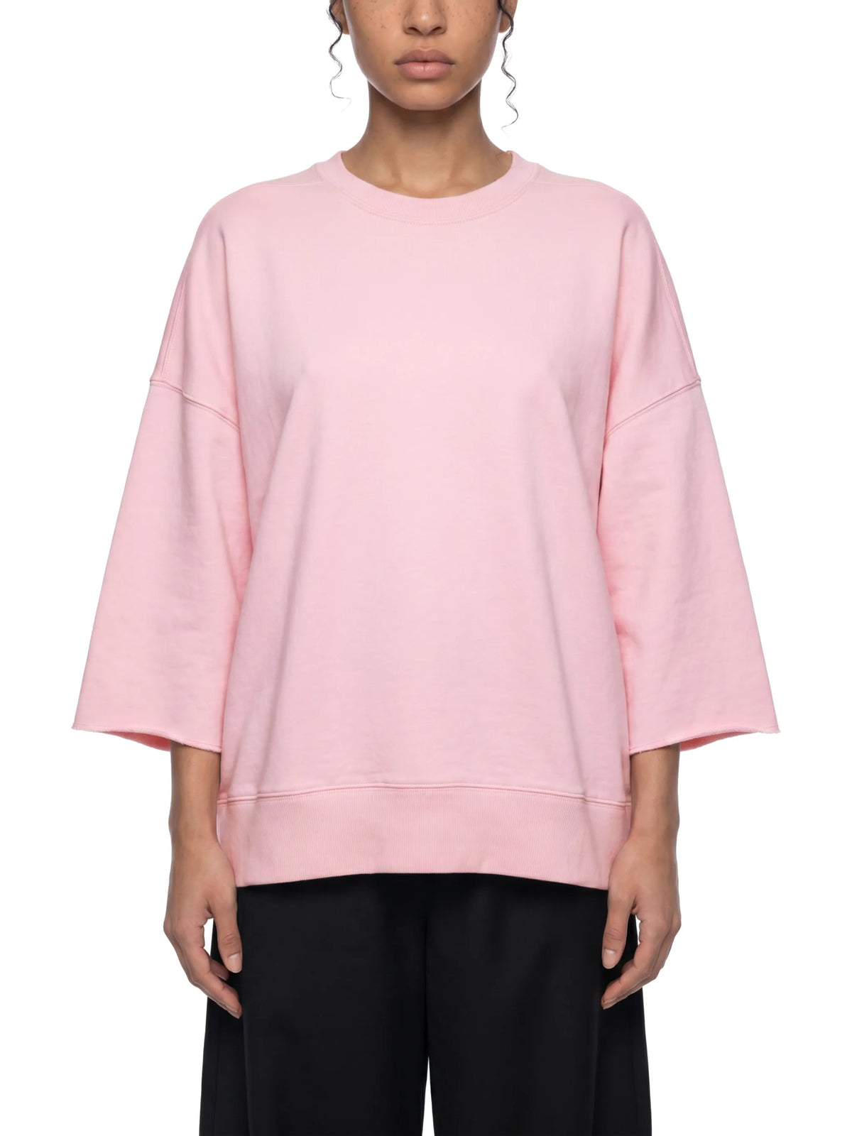 Mineral Wash Boxy Raw Edge T-Shirt