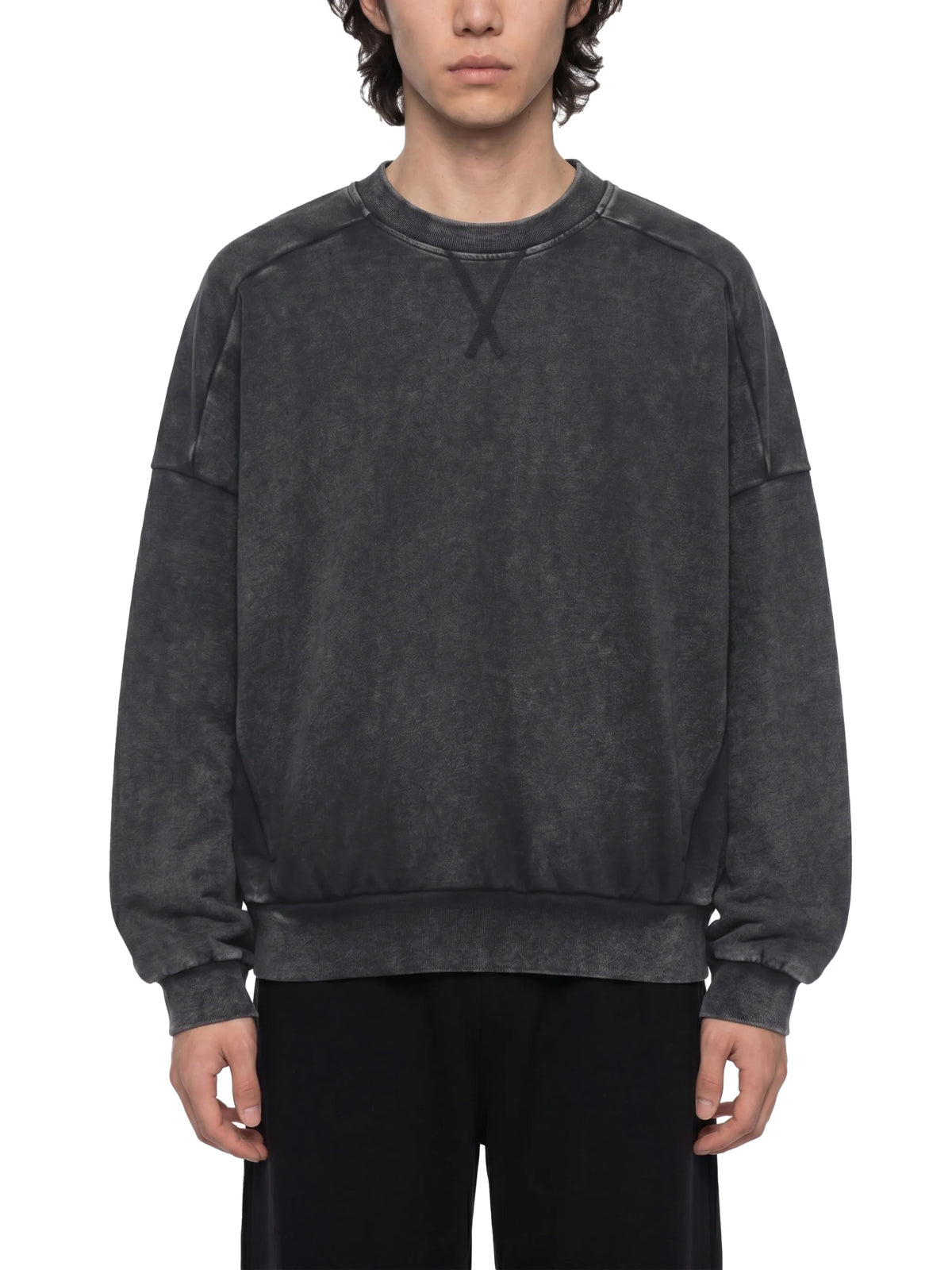 Mineral Wash Boxy Sweatshirt