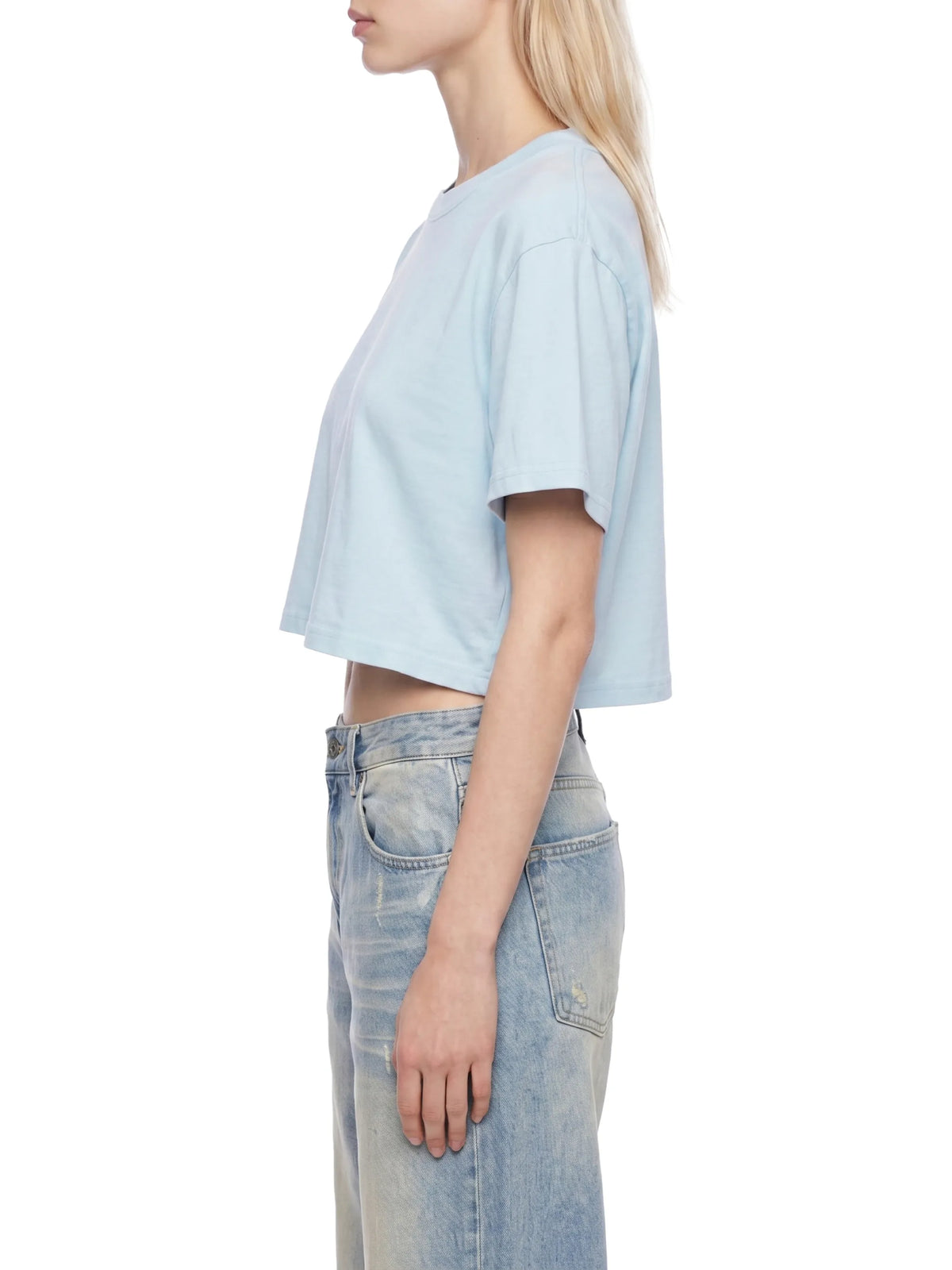 Mineral Wash Cotton Crop T-Shirt