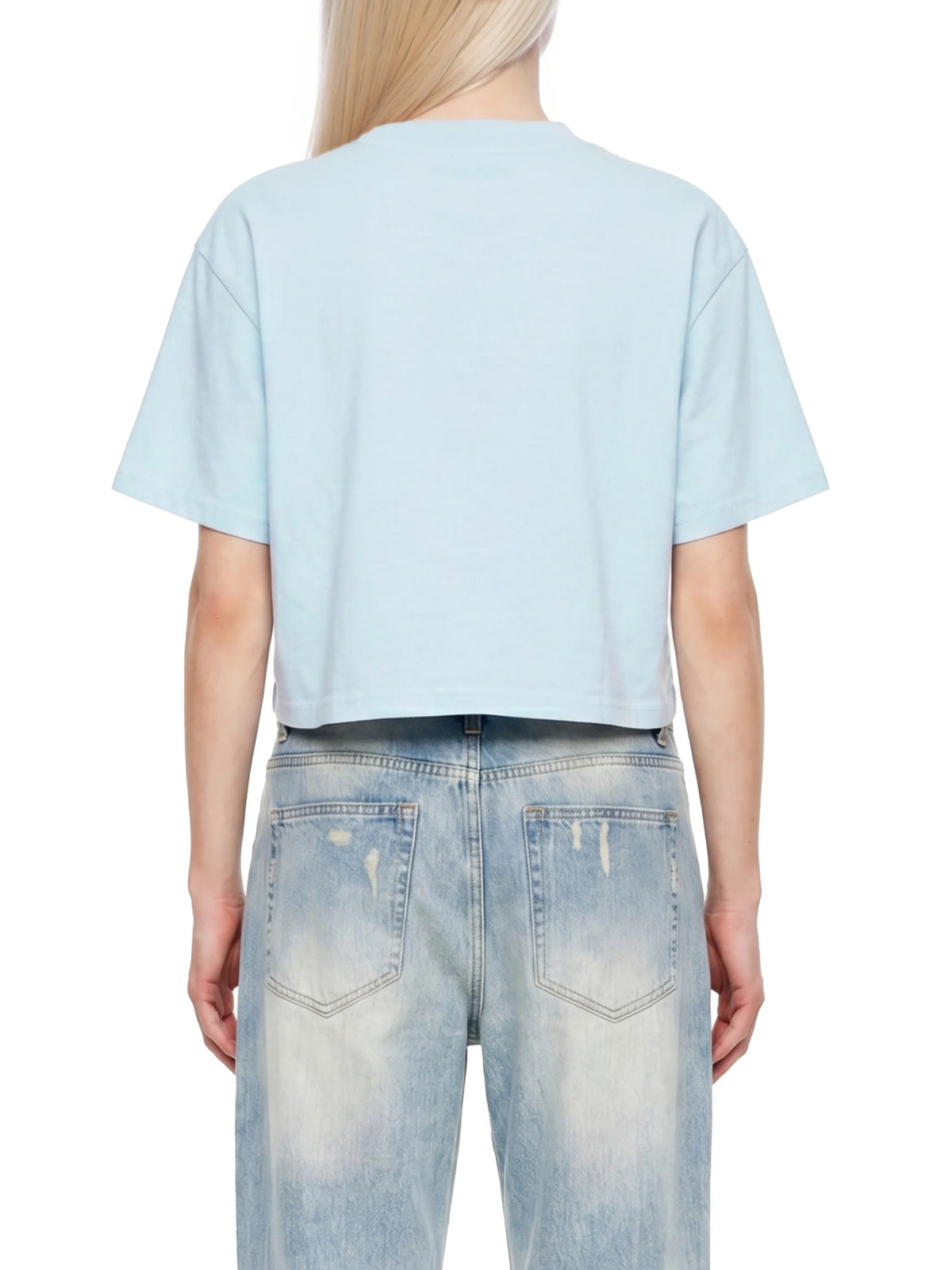 Mineral Wash Cotton Crop T-Shirt