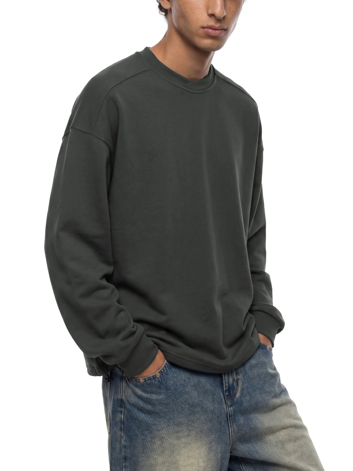 Heavyweight Oversized Boxy Sweatshirt