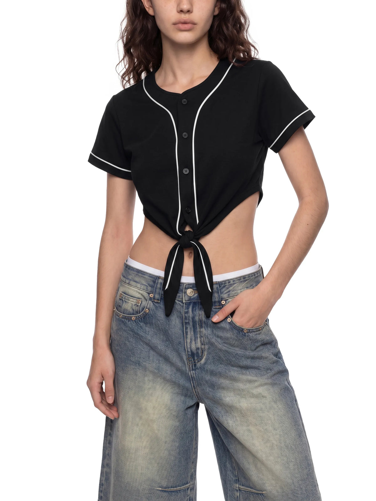 Piping Baseball Jersey
