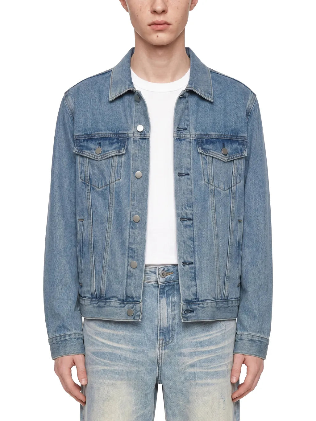 Vintage Wash Denim Jacket