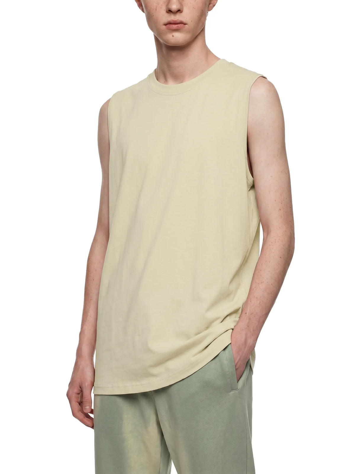 Oversized Cotton Tank Top