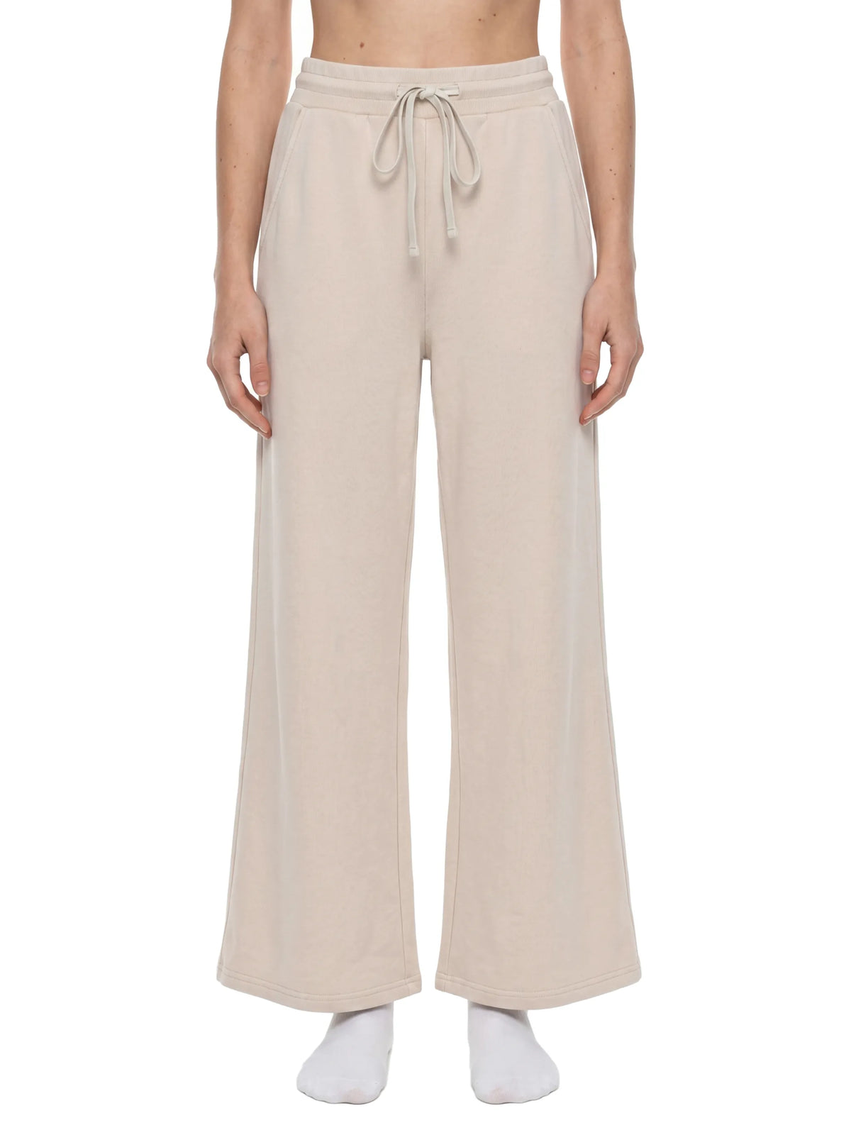 Mineral Wash Flared Leg Sweatpants