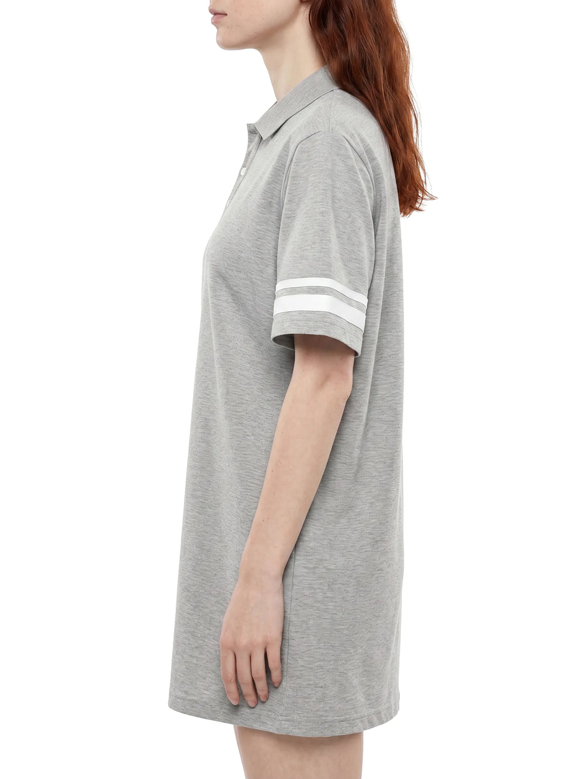 Striped Color Block Polo Dress