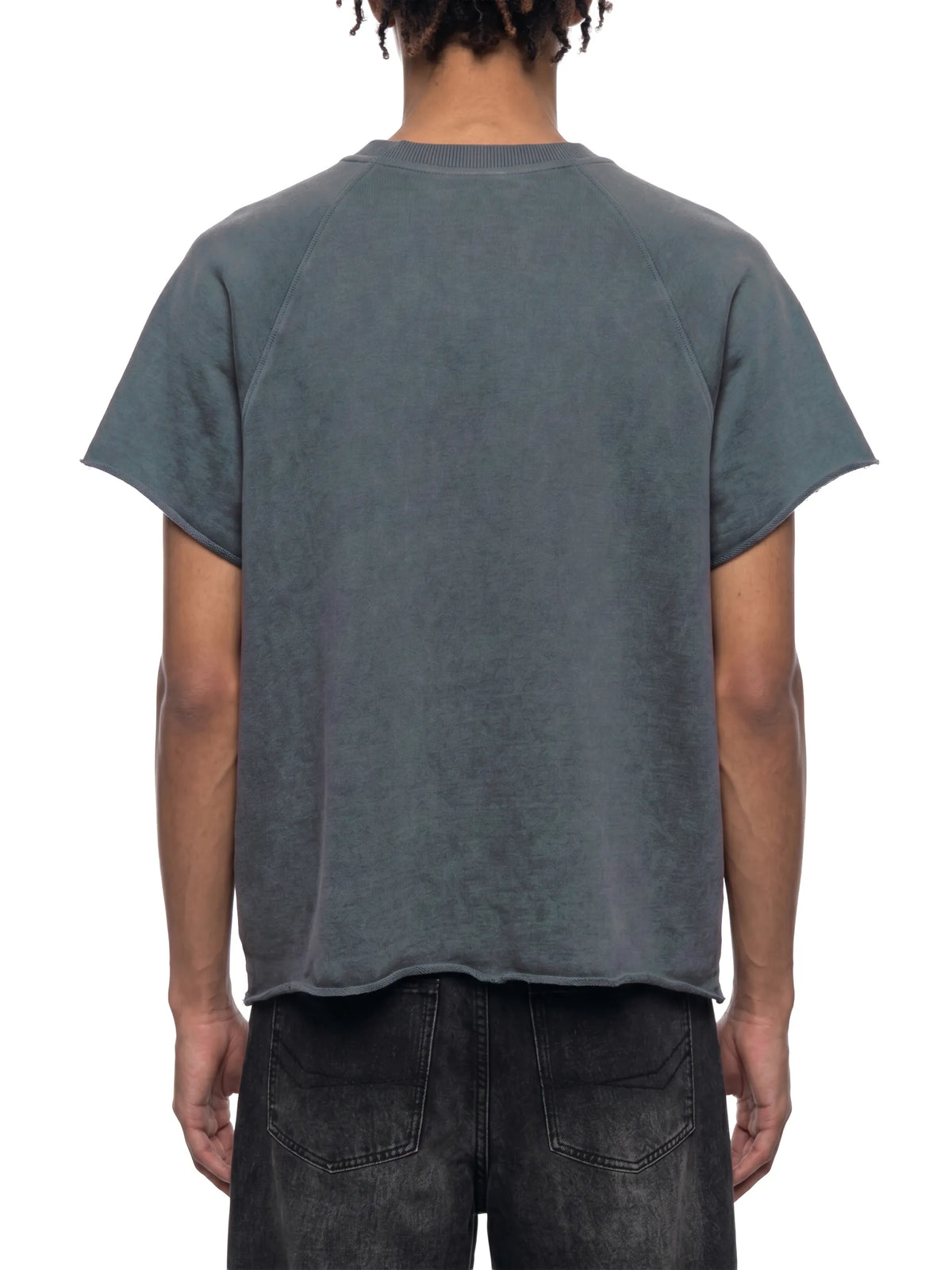 Vintage Wash Raw Edge Boxy T-Shirt