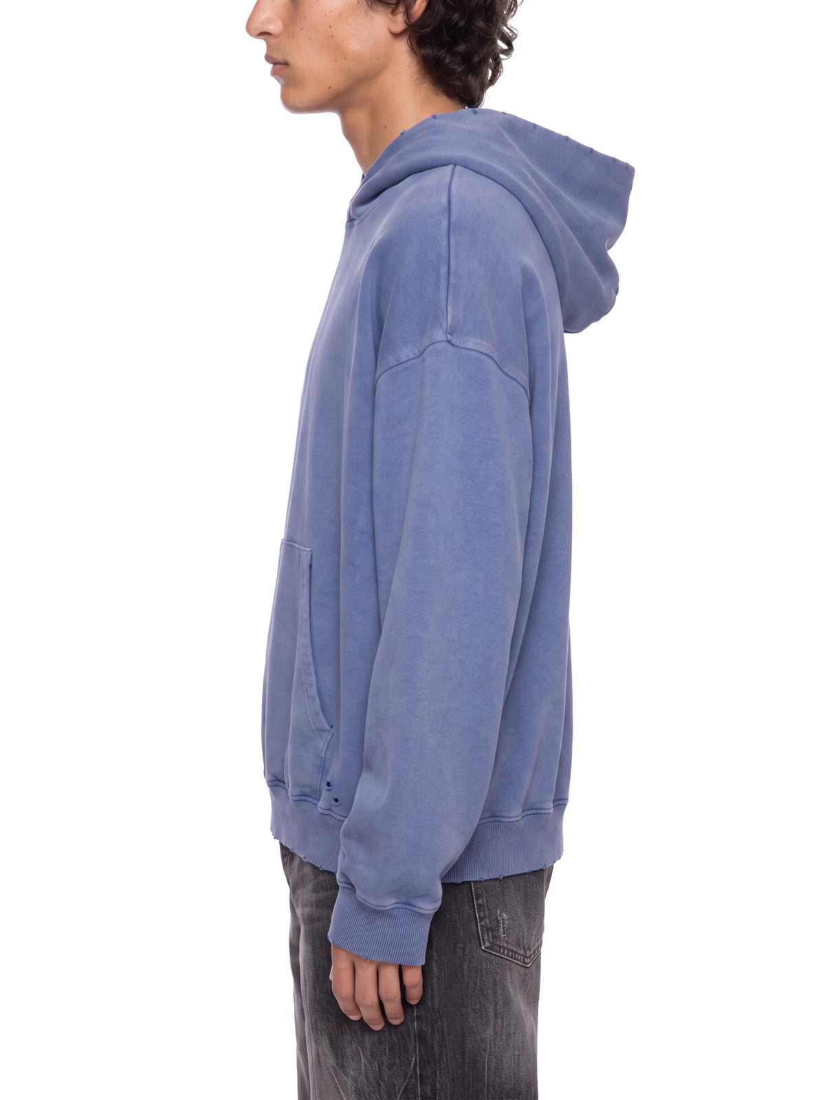 Mineral Wash Distressed Hoodie
