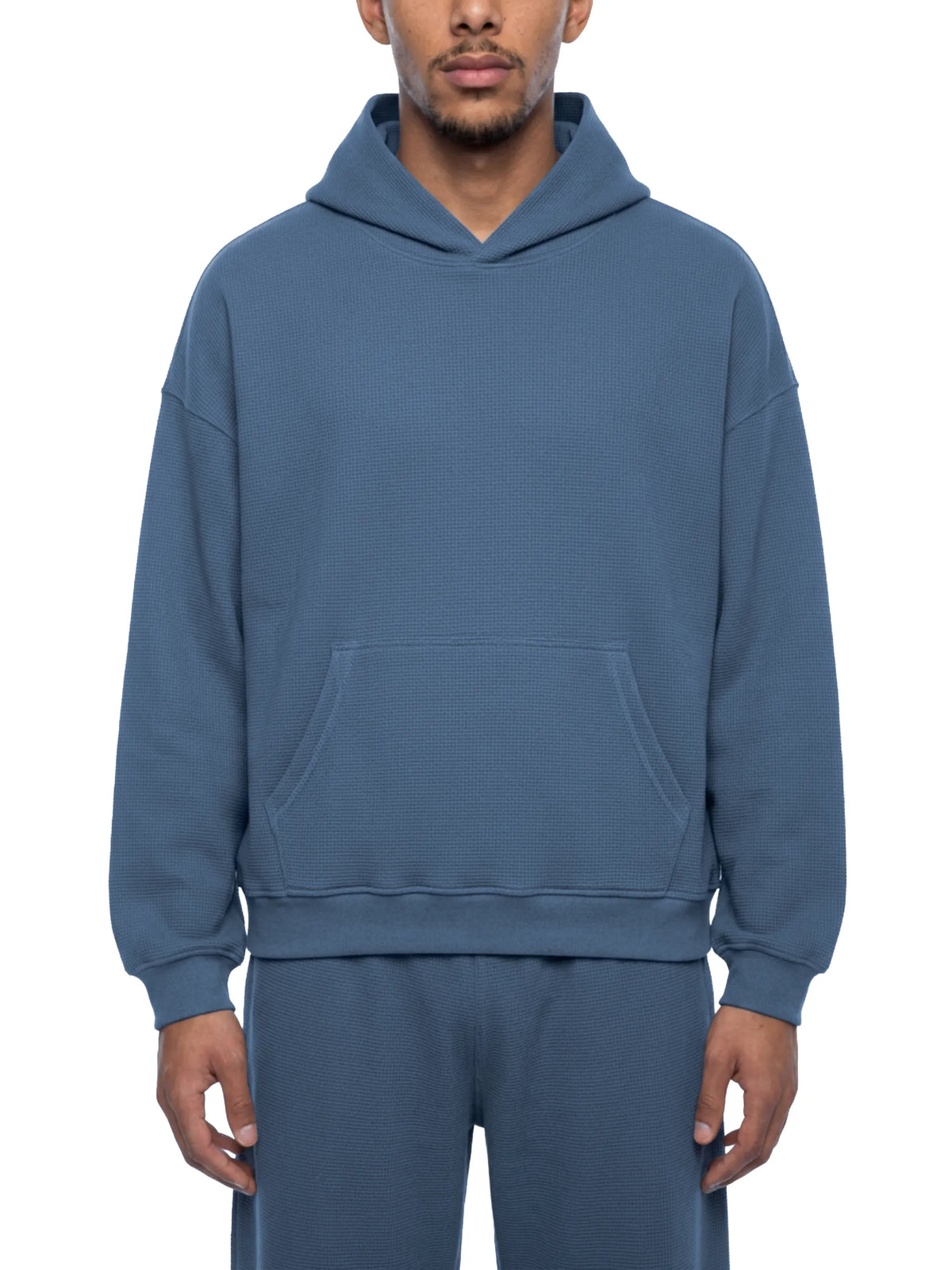 Waffle Boxy Hoodie