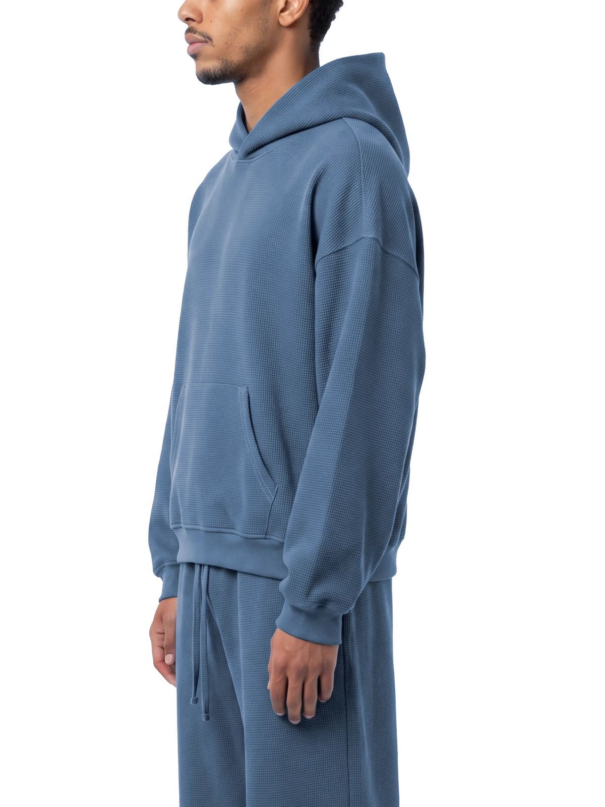 Waffle Boxy Hoodie