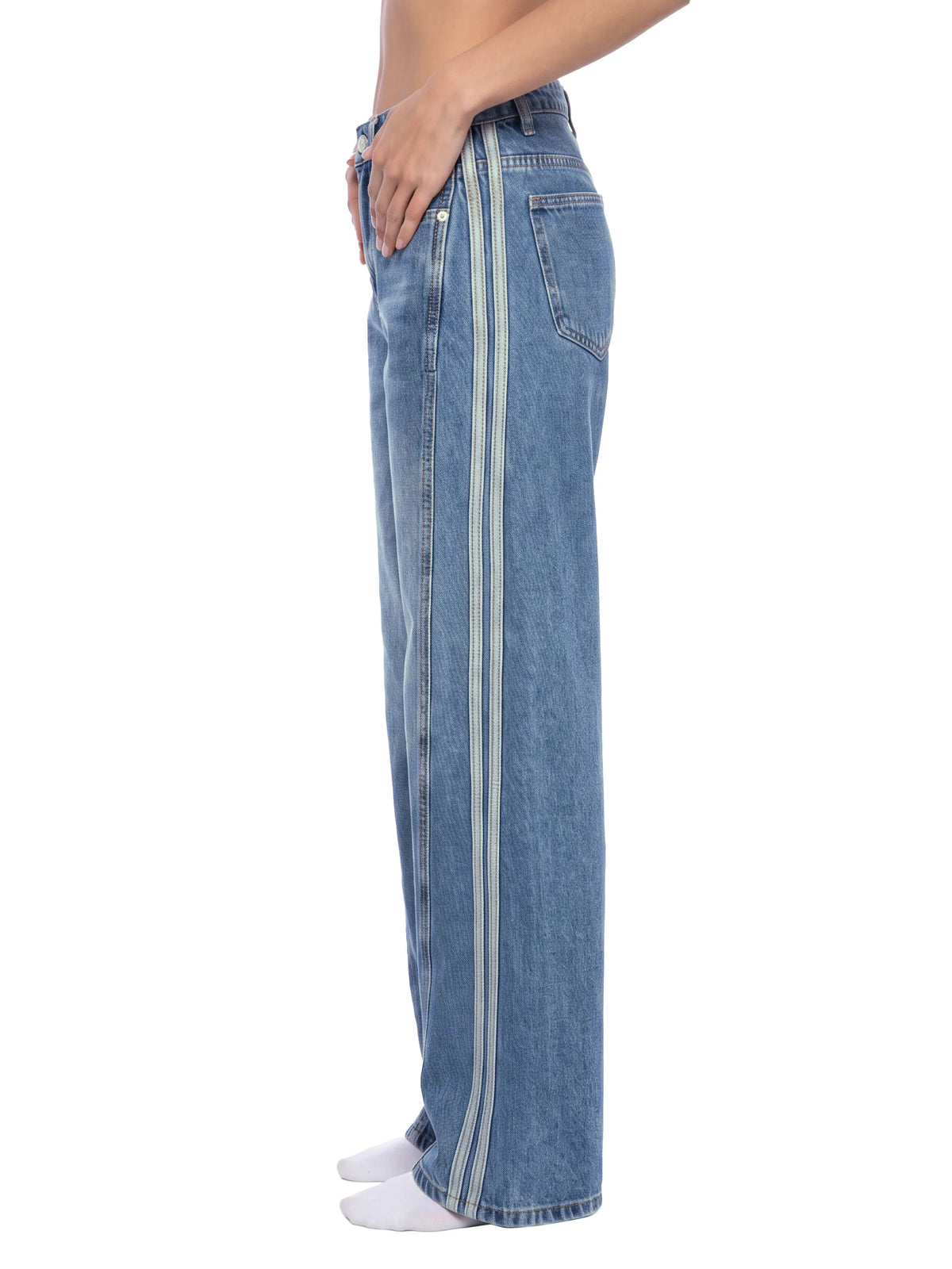 Wide Leg Denim Jeans