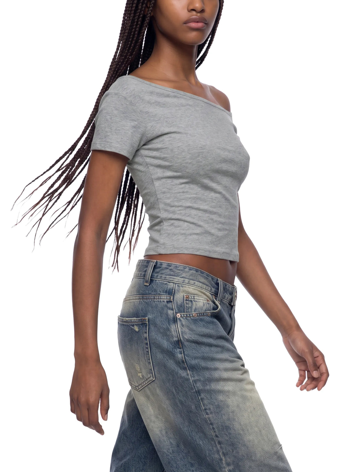 Off-the-Shoulder T-Shirt