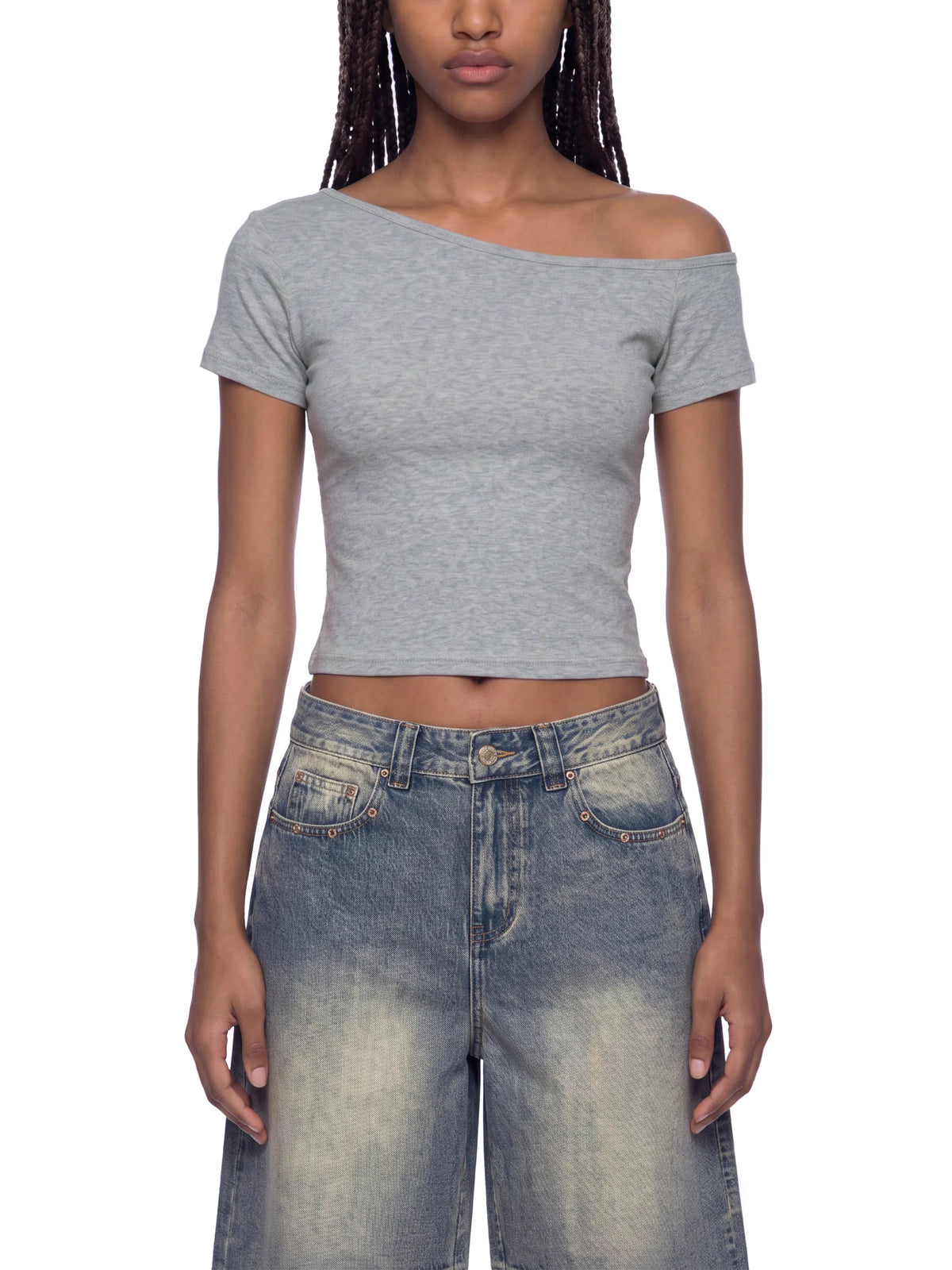 Off-the-Shoulder T-Shirt