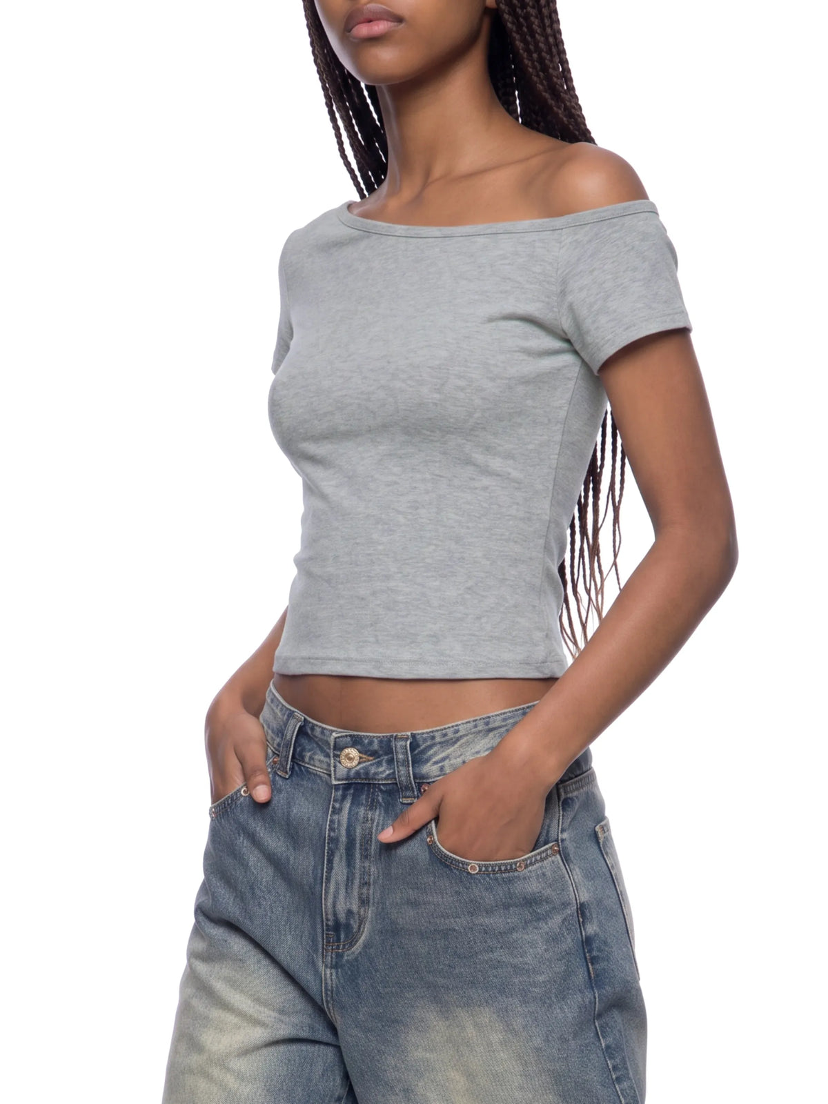 Off-the-Shoulder T-Shirt