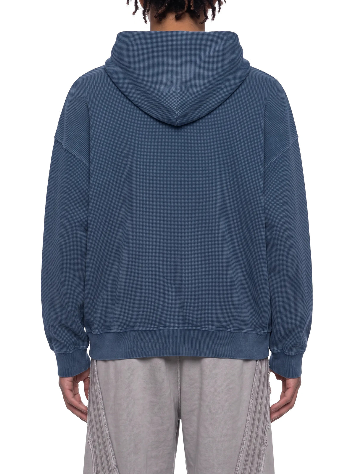 Vintage Wash Waffle Boxy Hoodie