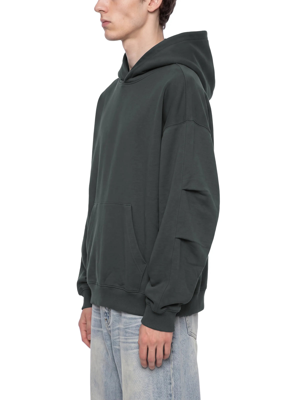 Ruched Sleeves Hoodie
