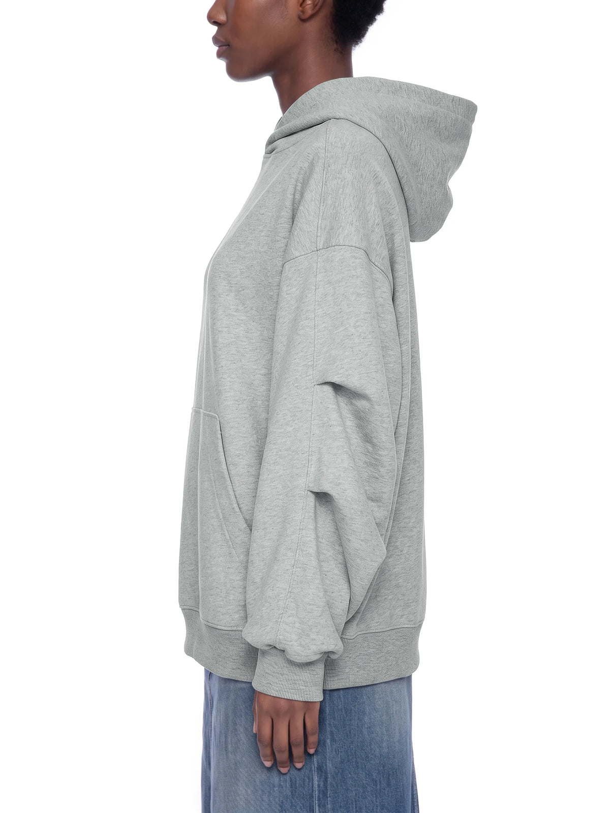 Ruched Sleeves Hoodie