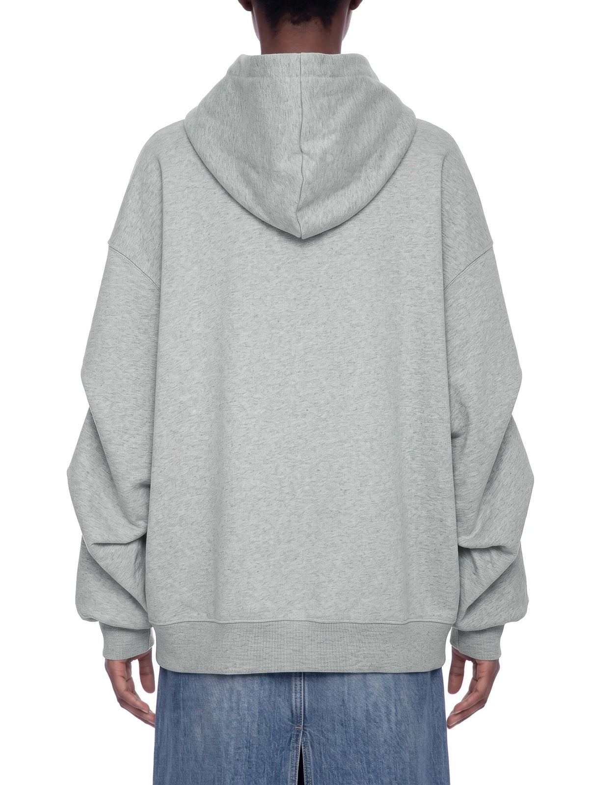 Ruched Sleeves Hoodie