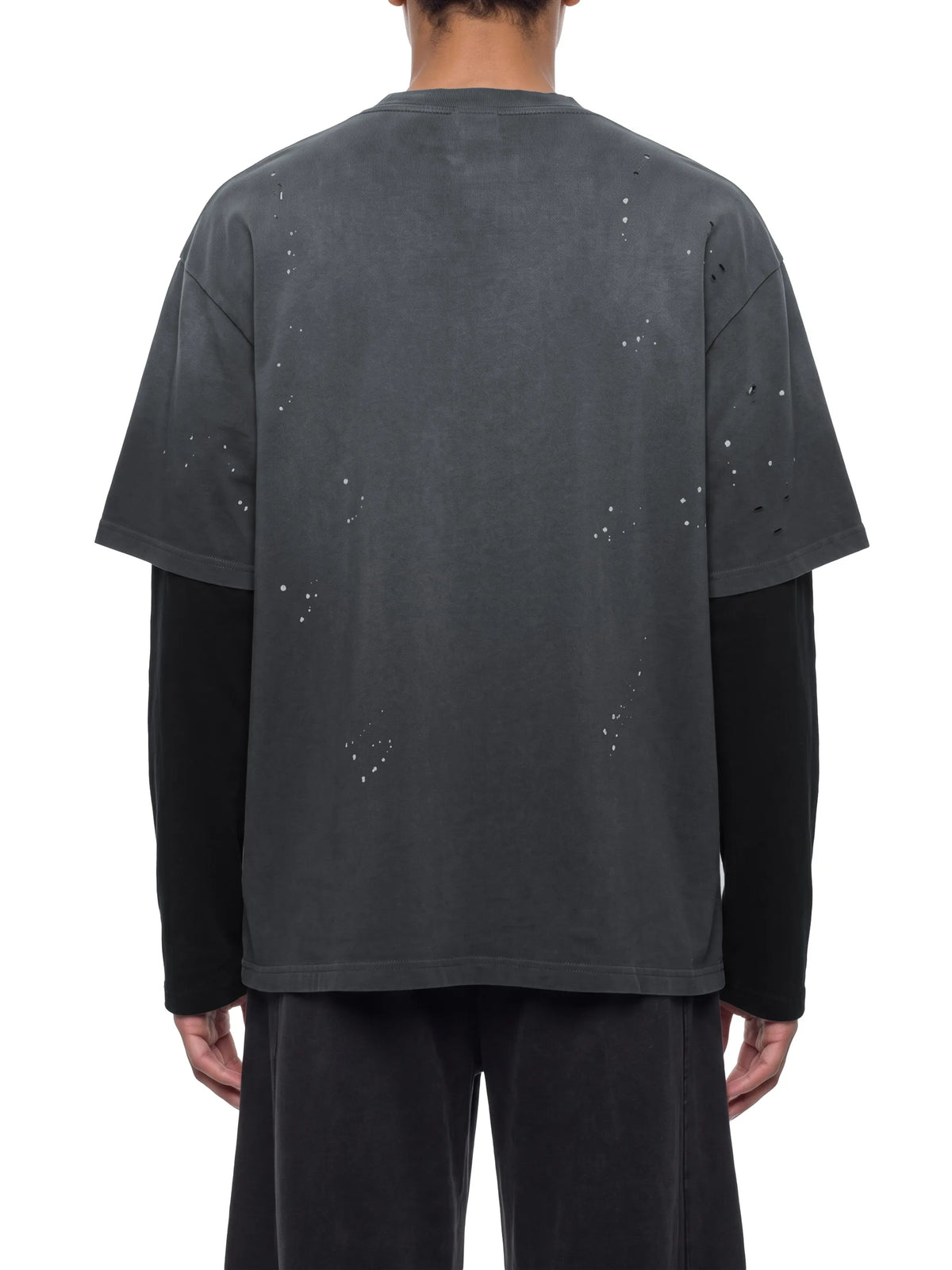 Vintage Wash Distressed Layer T-Shirt