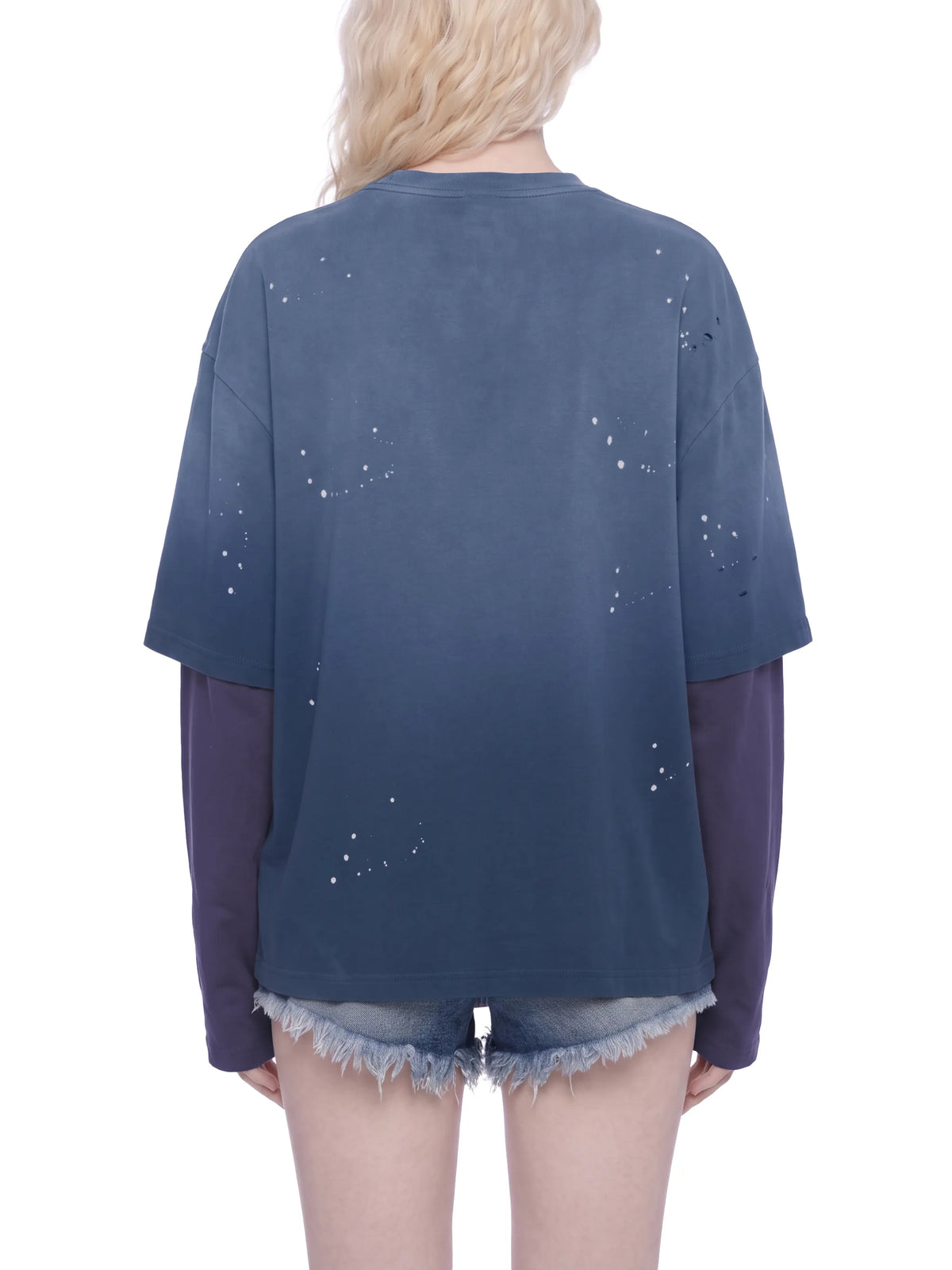 Vintage Wash Distressed Layer T-Shirt