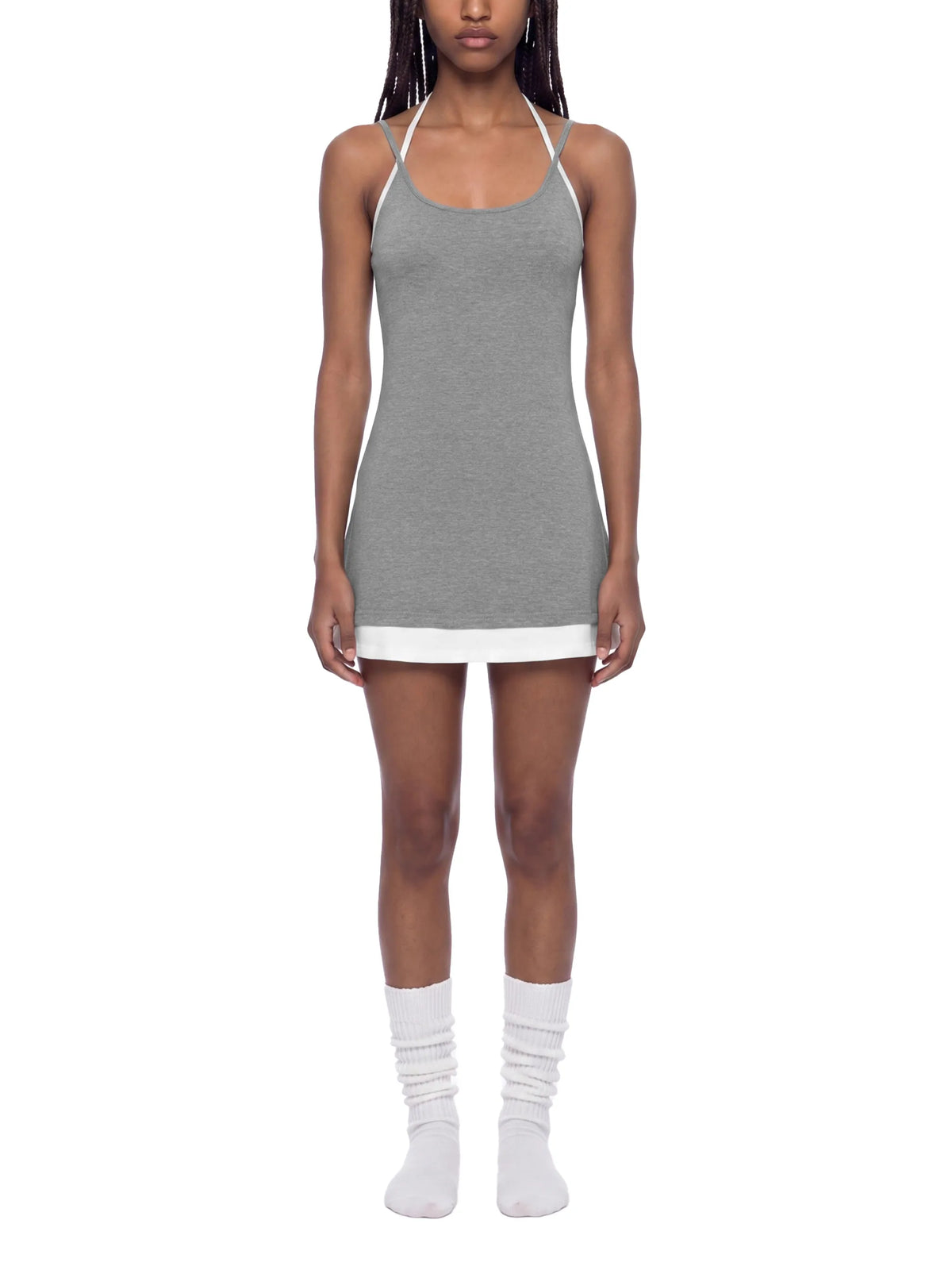 Color Block Sleeveless Dress