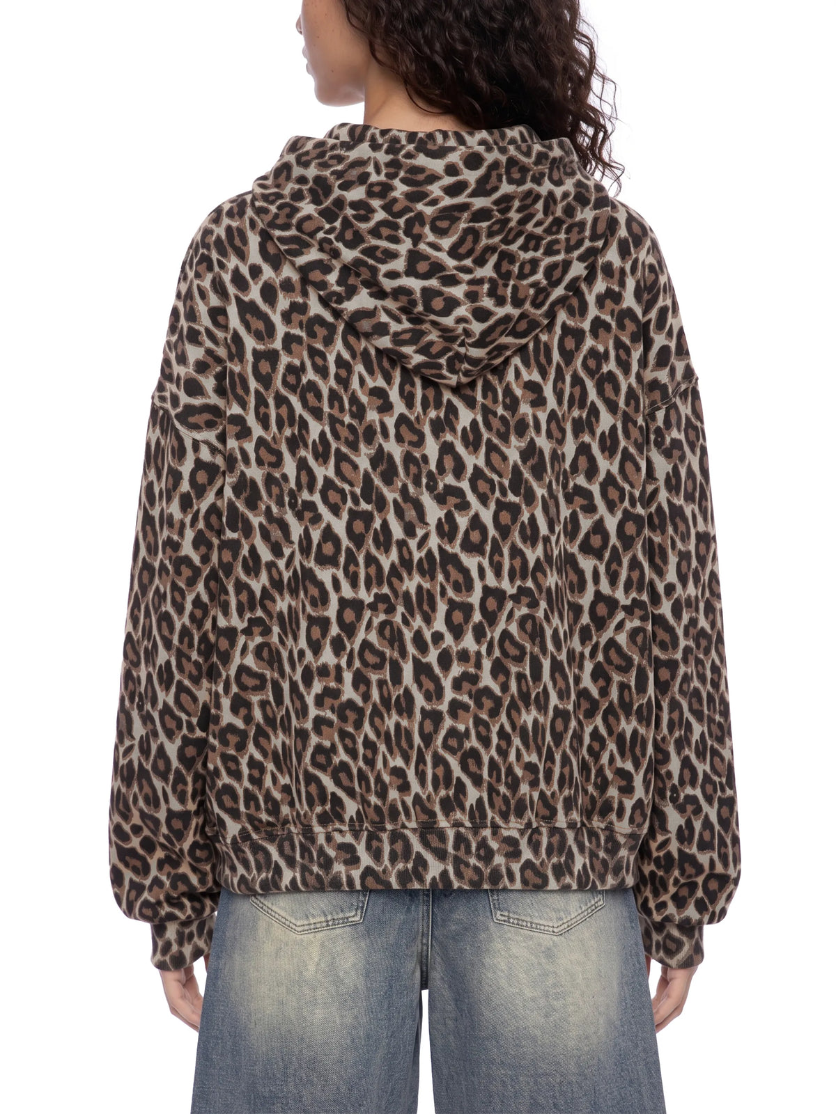 Leopard Full Zip Hoodie