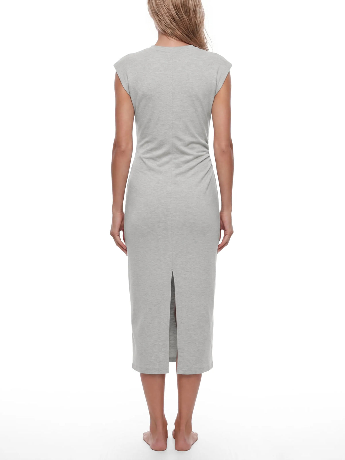 Ruched Sleeveless Dress