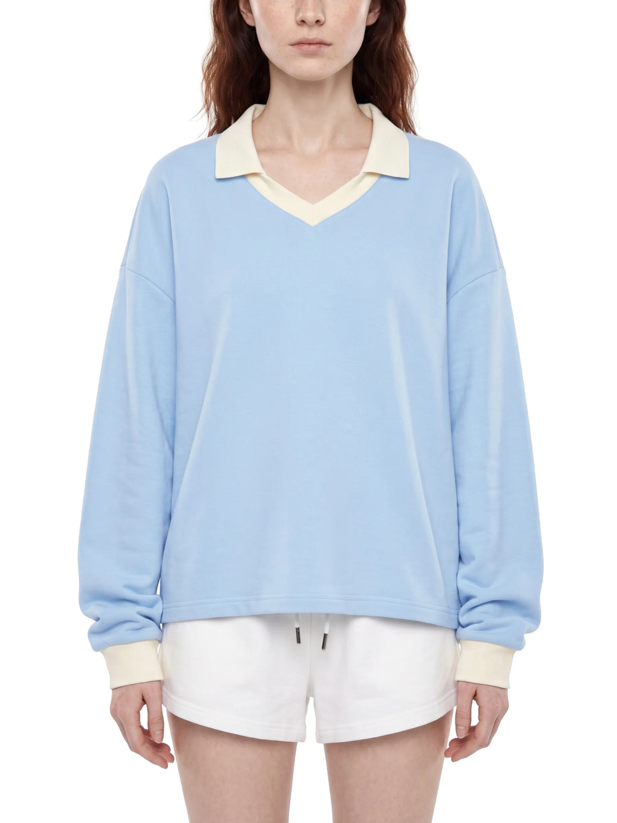 Color Block Long Sleeve Sweatshirt