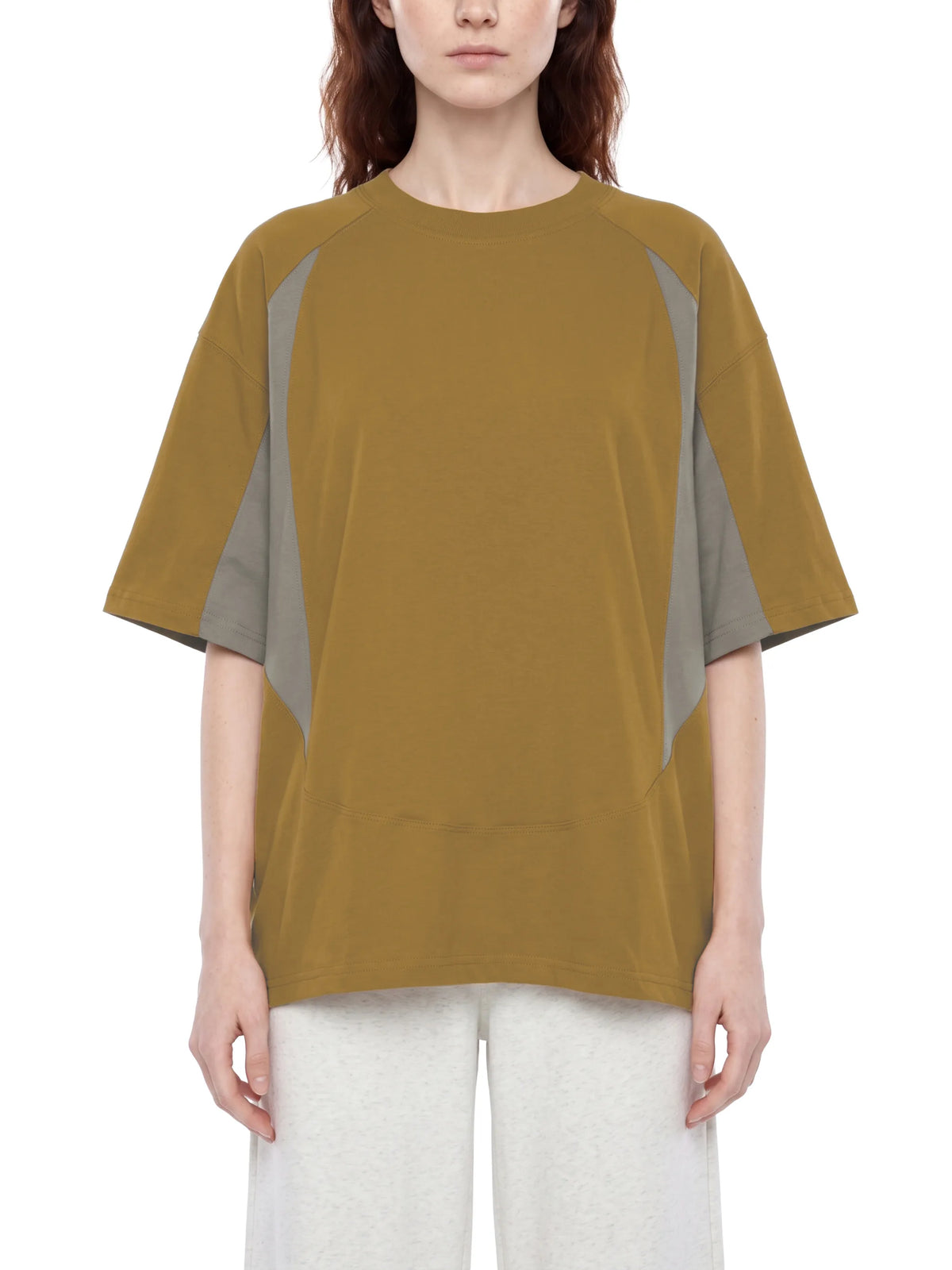 Color Block Paneling T-Shirt