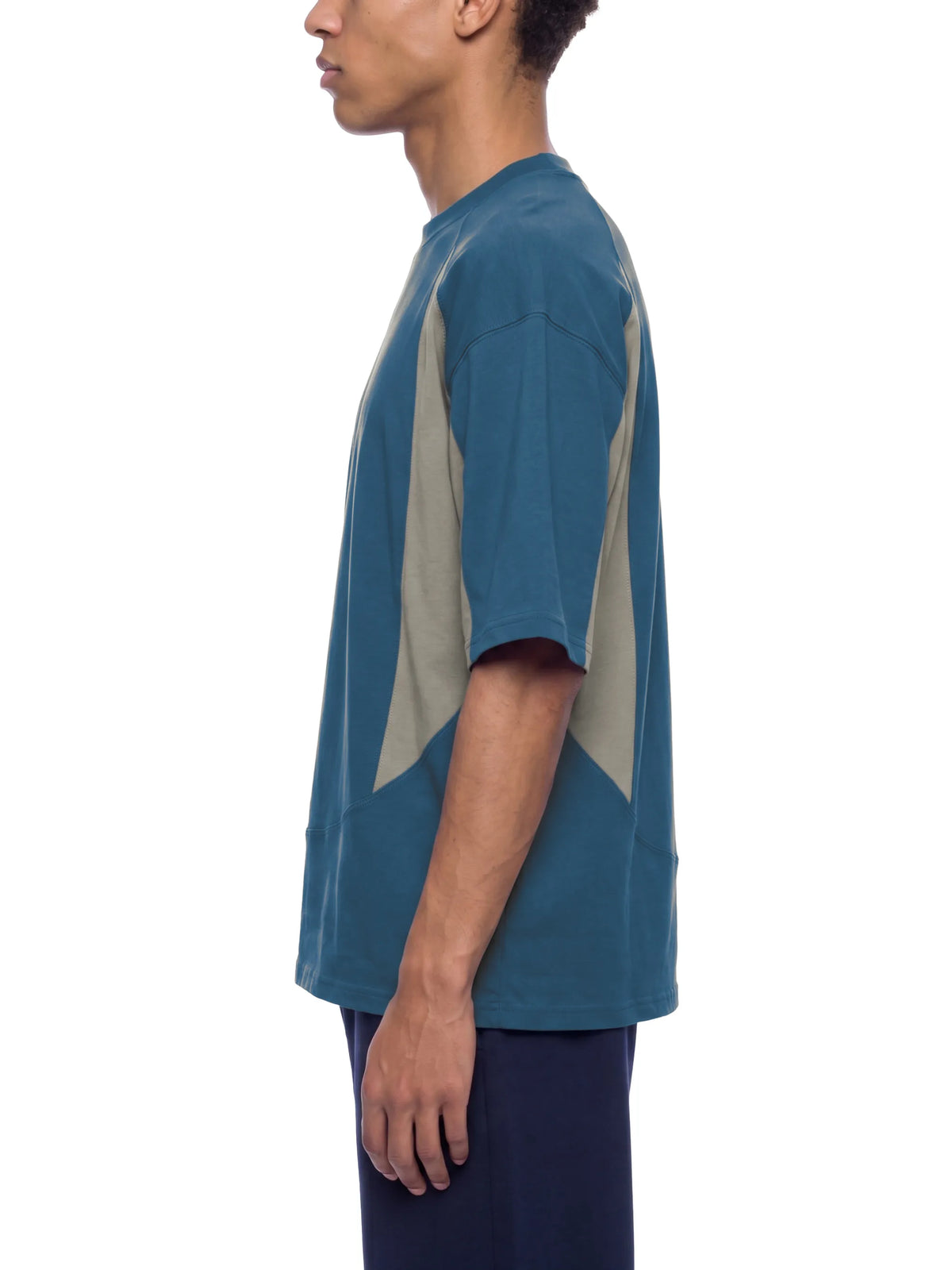Color Block Paneling T-Shirt