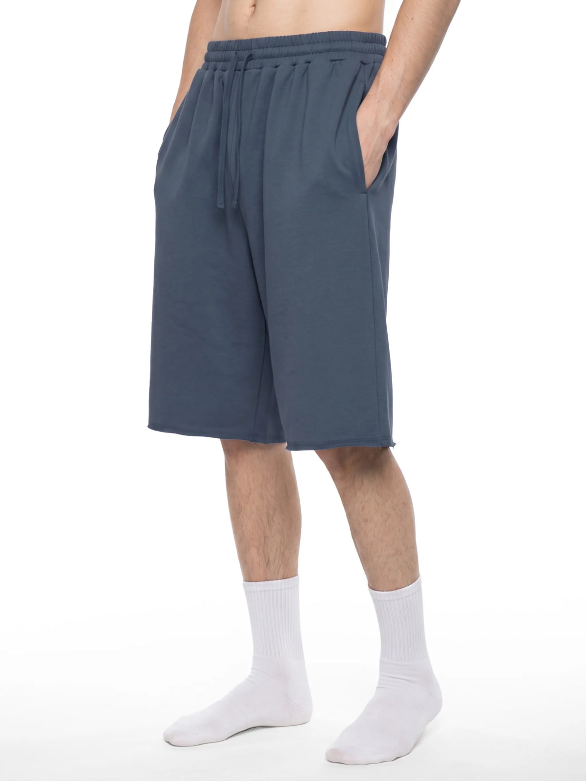 Loose Raw Edge Shorts